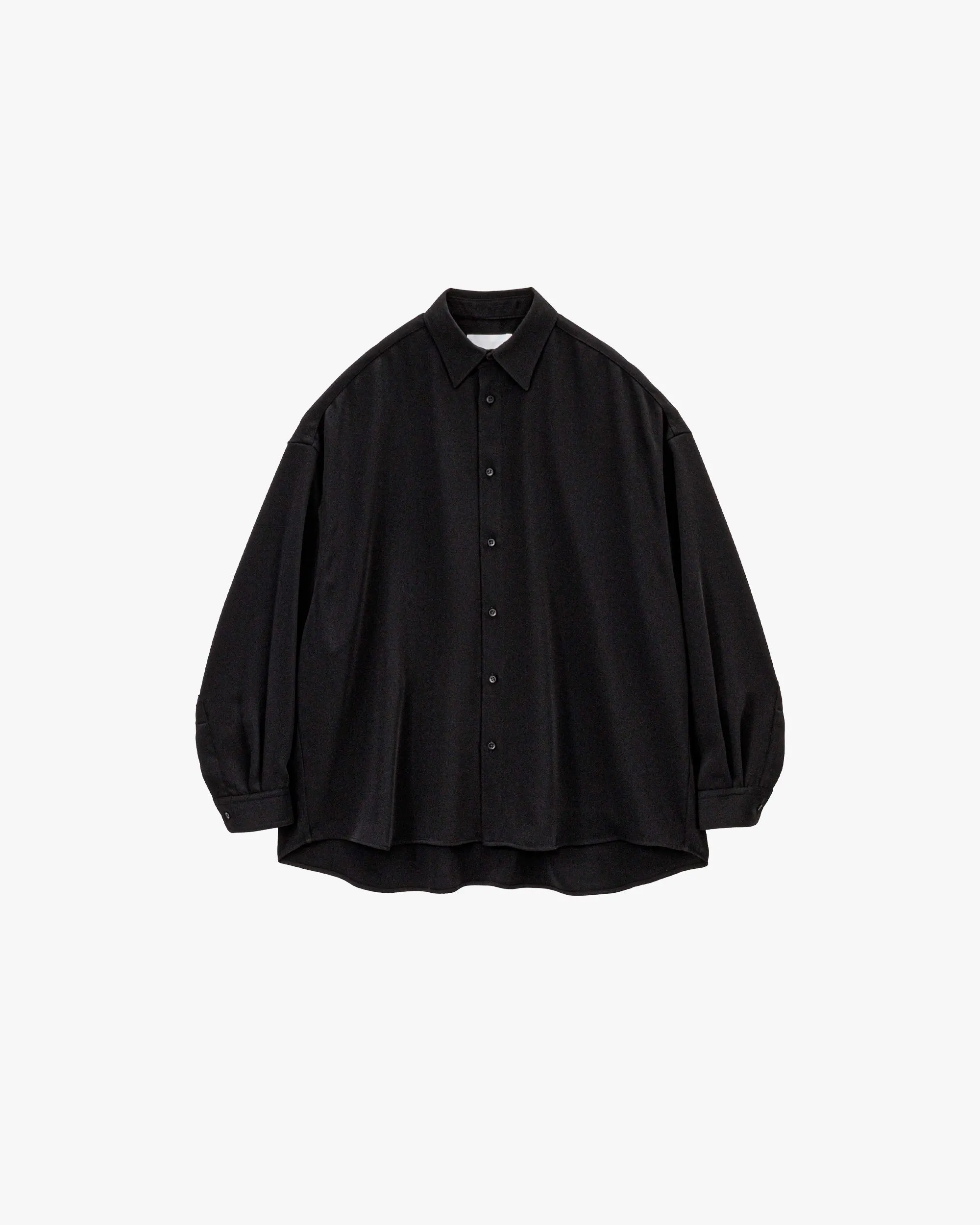 Satin Oversized Regular Collar Shirt sold by Graphpaper product image thumbnail 3
