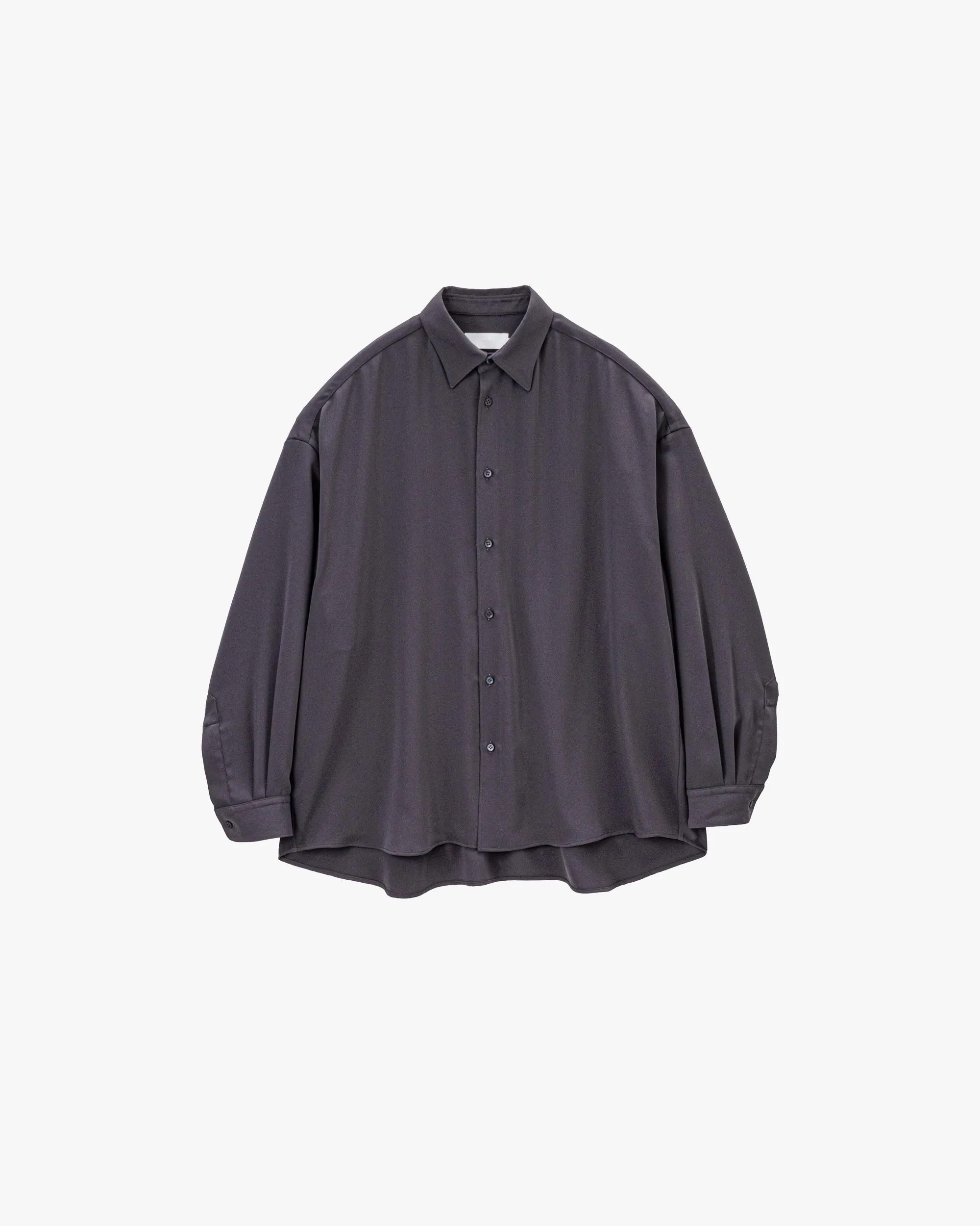 Satin Oversized Regular Collar Shirt sold by Graphpaper product image thumbnail 2
