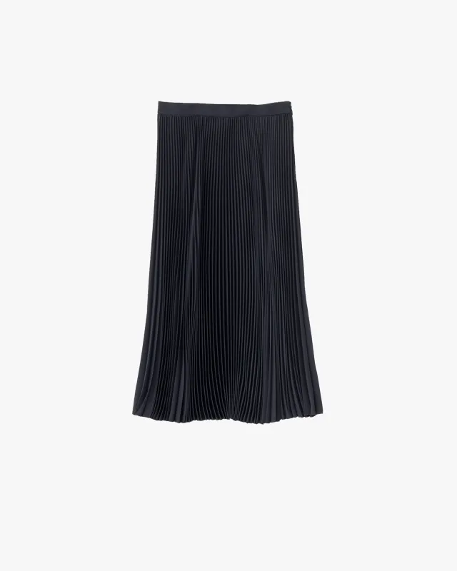 Satin Pleated Skirt made by Graphpaper