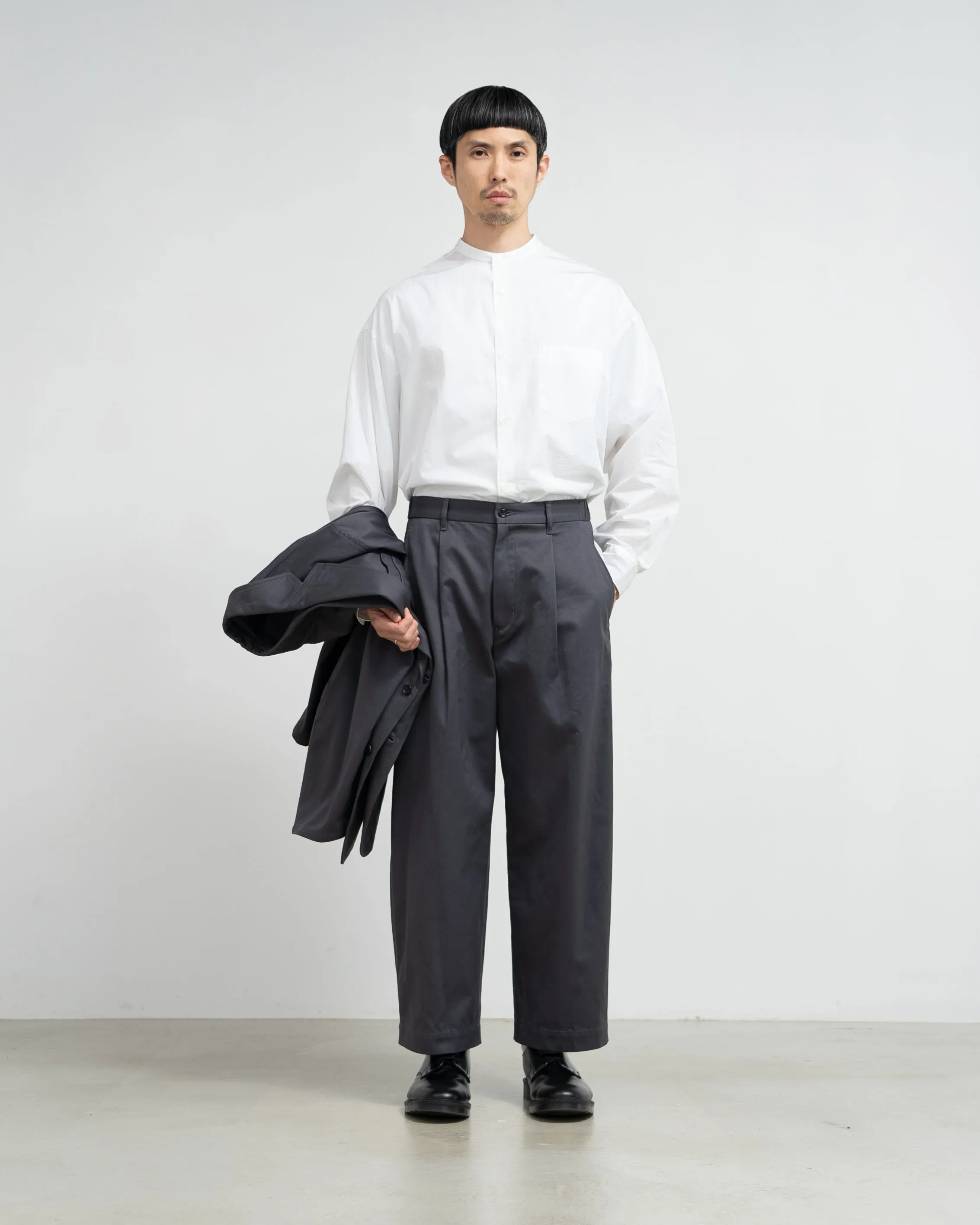 Westpoint Chino Wide Tapered Trousers sold by Graphpaper product image thumbnail 4