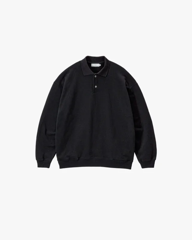AZUMA Terry Pullover Polo Sweat sold by Graphpaper