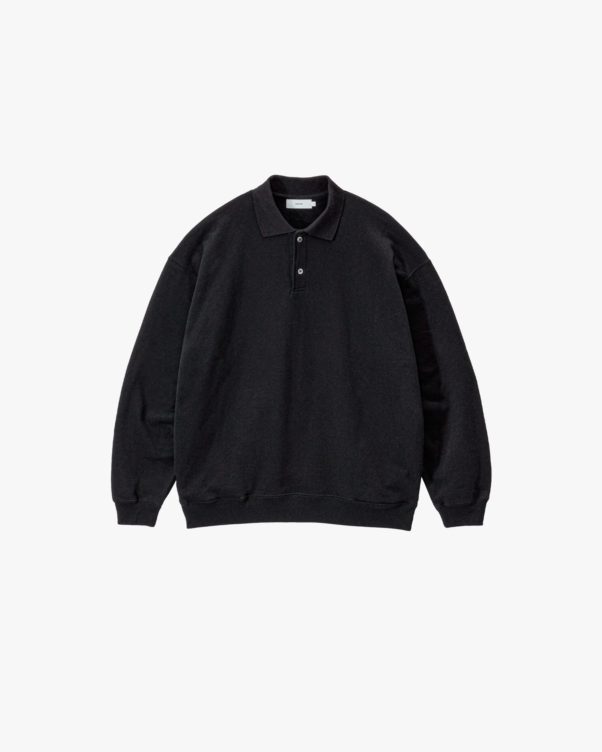 AZUMA Terry Pullover Polo Sweat sold by Graphpaper