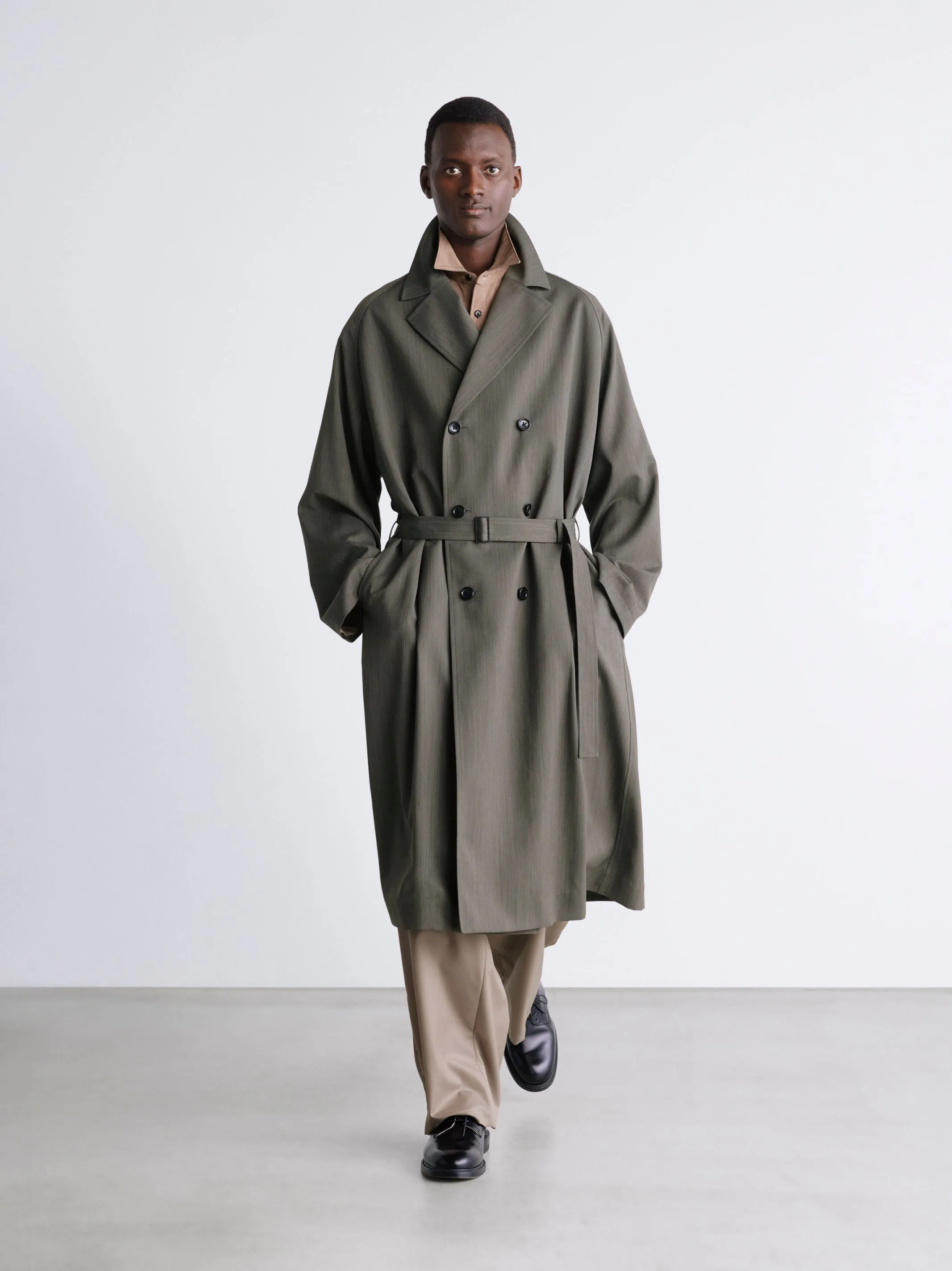 Extra Fine Wool Easy Wide Pants sold by Graphpaper product image thumbnail 4