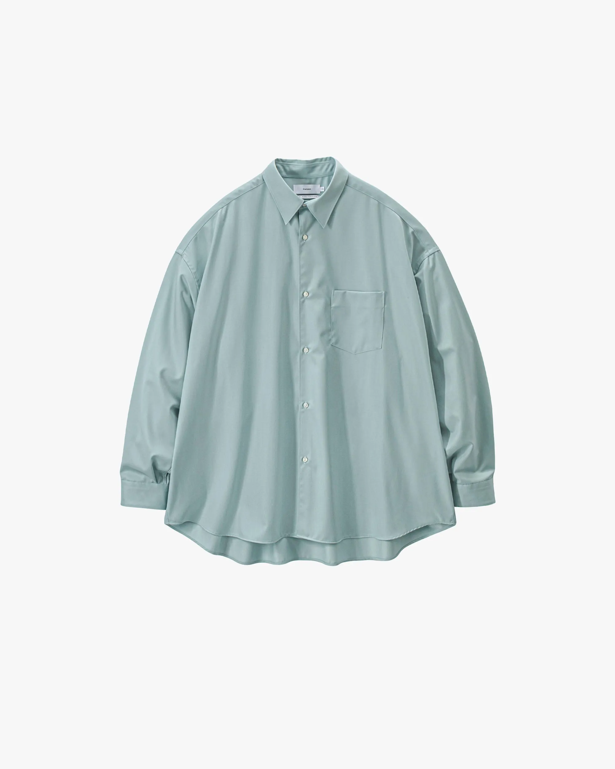 Extra Fine Wool L/S Oversized Regular Collar Shirt sold by Graphpaper