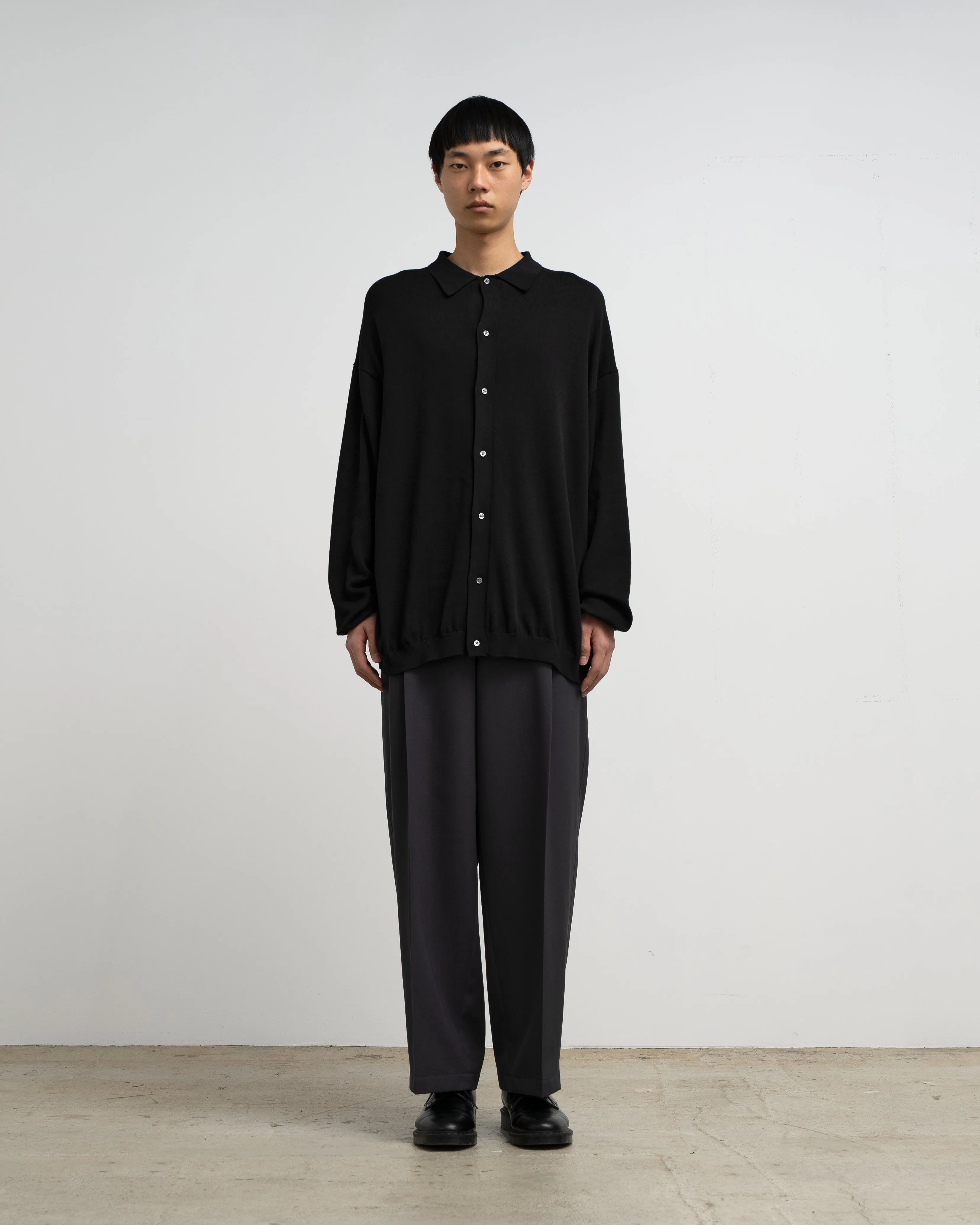 Suvin High Gauge Knit Oversized L/S Shirts sold by Graphpaper product image thumbnail 3