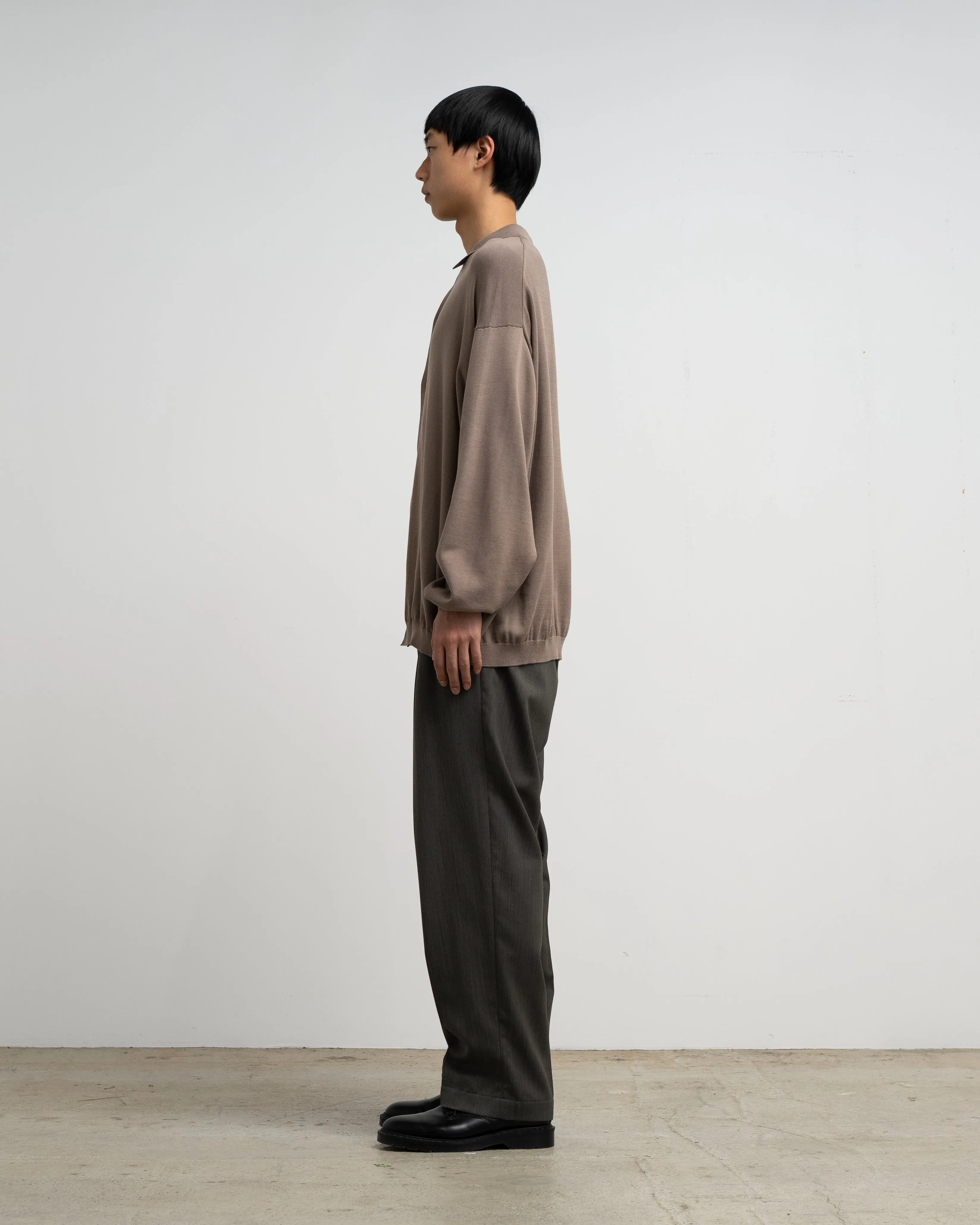 Suvin High Gauge Knit Oversized L/S Shirts sold by Graphpaper product image thumbnail 4