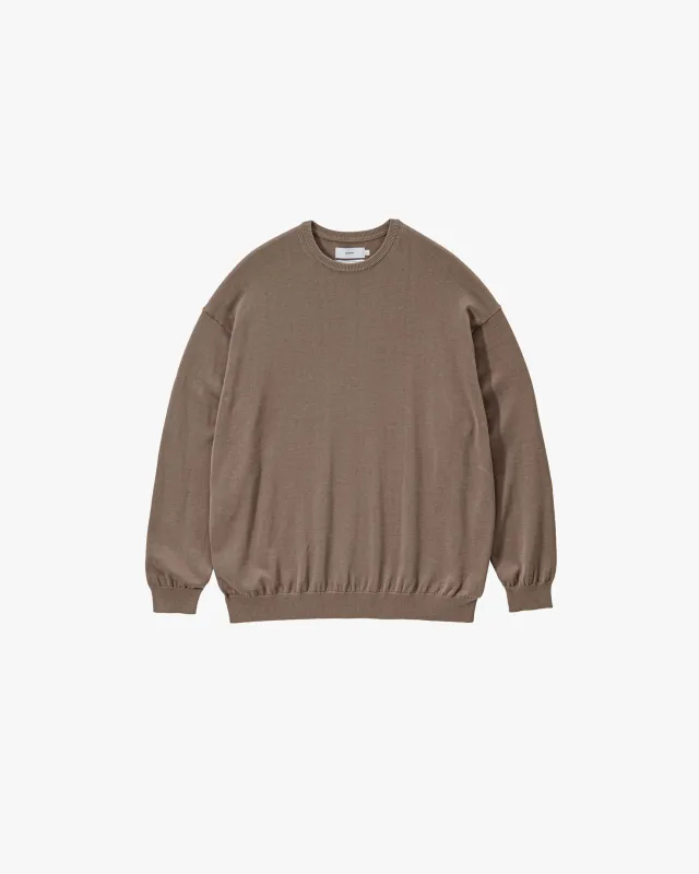 Suvin High Gauge L/S Crew Neck Knit sold by Graphpaper