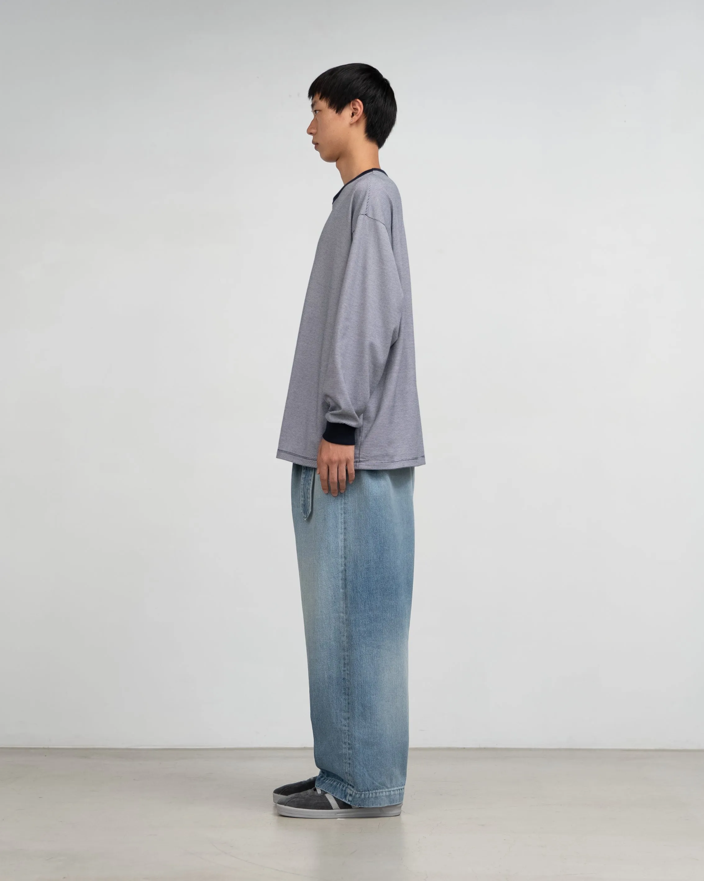 Selvage Denim Belted Pants -LIGHT FADE- sold by Graphpaper product image thumbnail 4