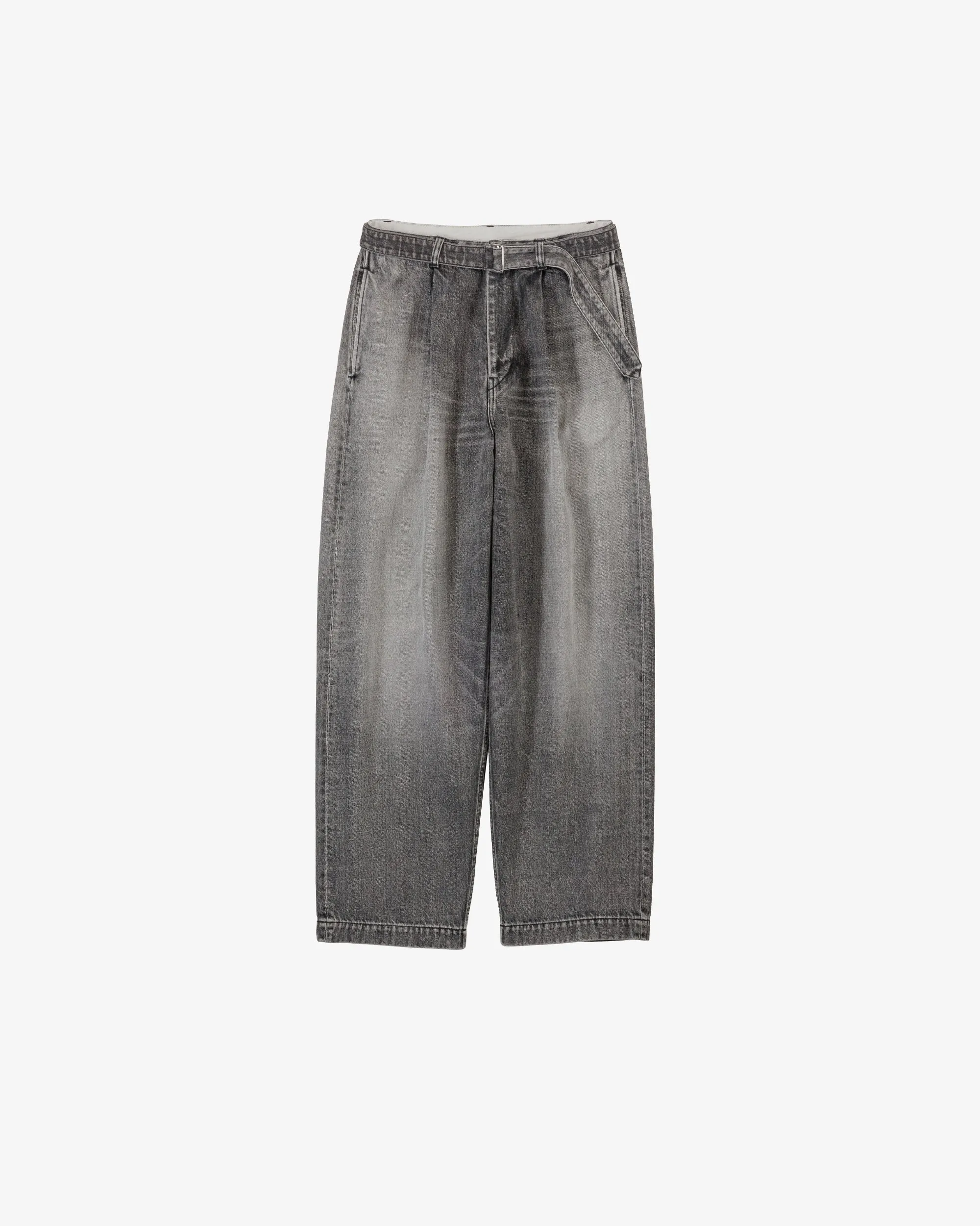 Selvage Denim Belted Pants -LIGHT FADE- sold by Graphpaper product image thumbnail 2