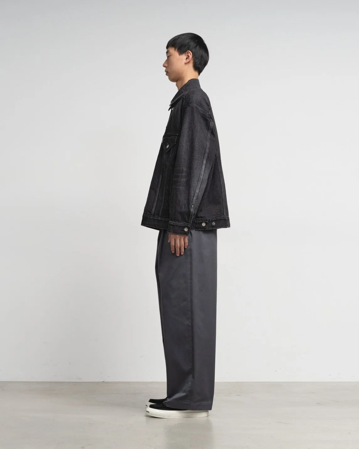 Selvage Denim Trucker Jacket-DARK FADE- sold by Graphpaper product image thumbnail 4
