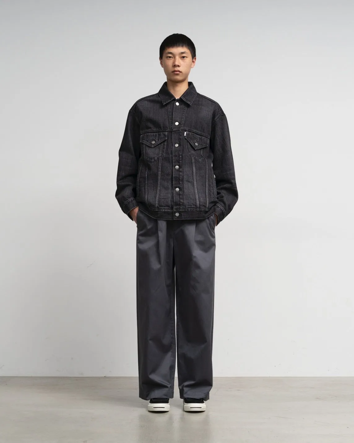 Selvage Denim Trucker Jacket-DARK FADE- sold by Graphpaper product image thumbnail 3