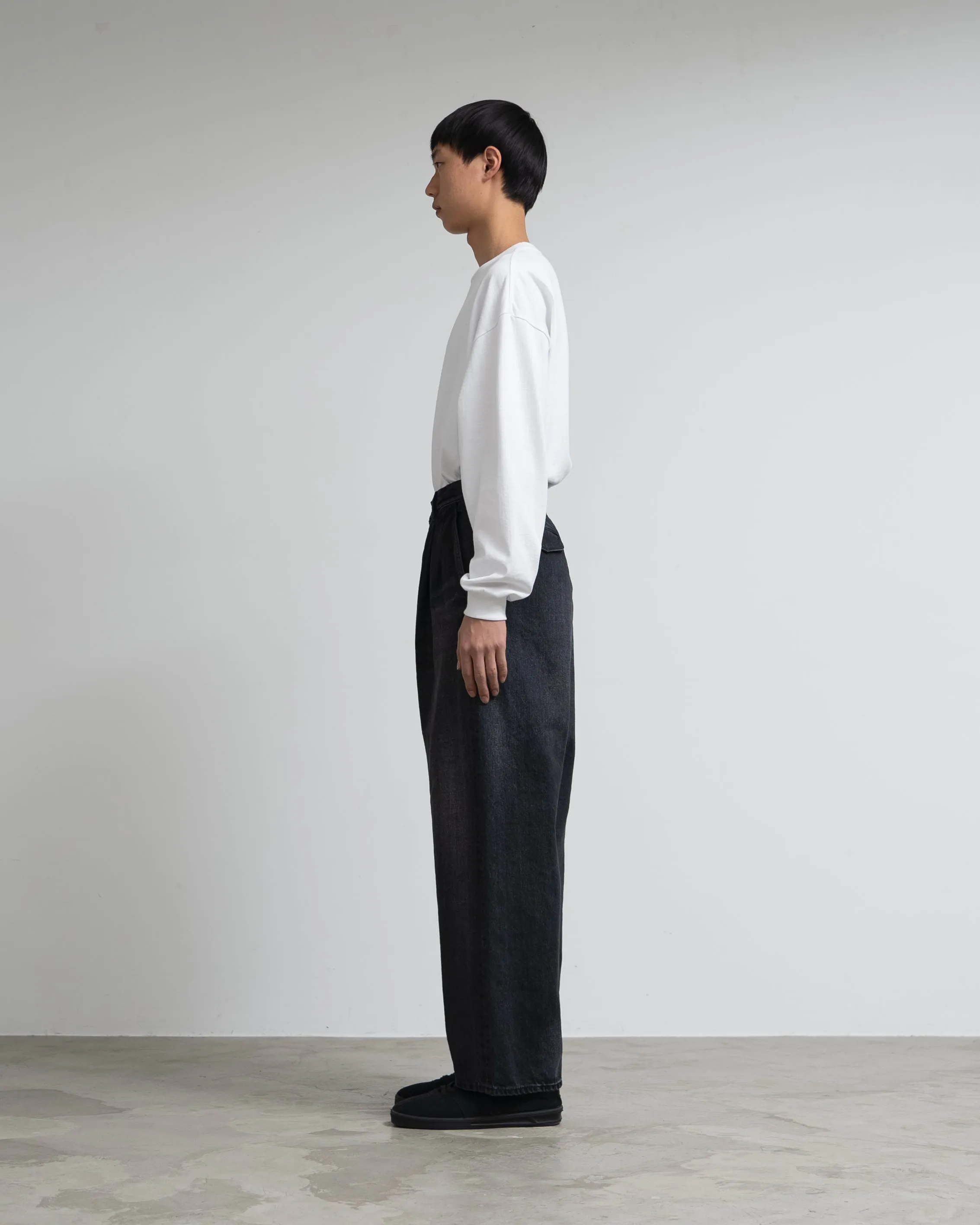 Selvage Denim Two Tuck Pants -DARK FADE- sold by Graphpaper product image thumbnail 4