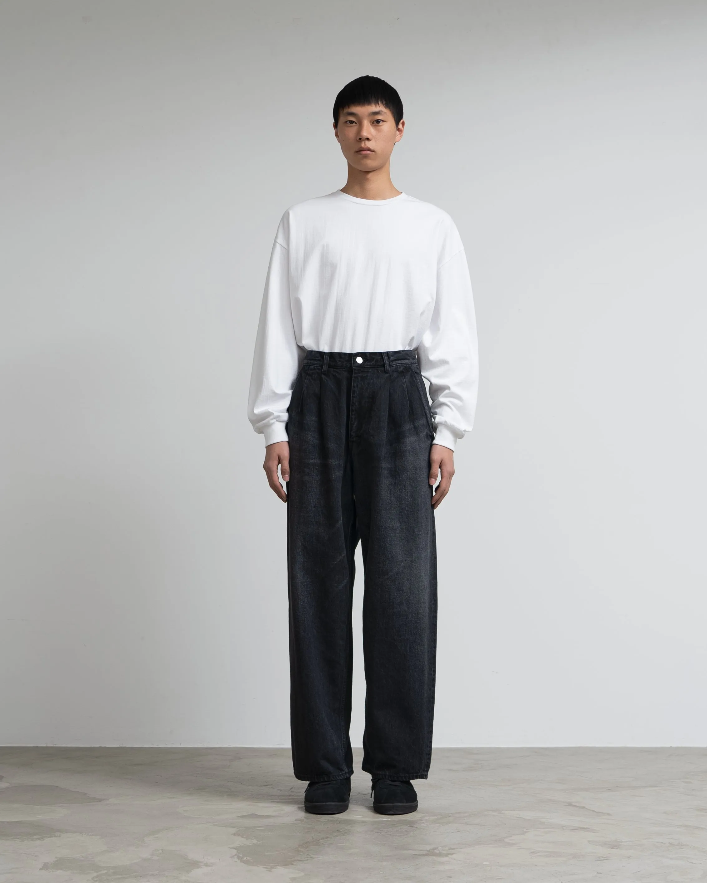 Selvage Denim Two Tuck Pants -DARK FADE- sold by Graphpaper product image thumbnail 3