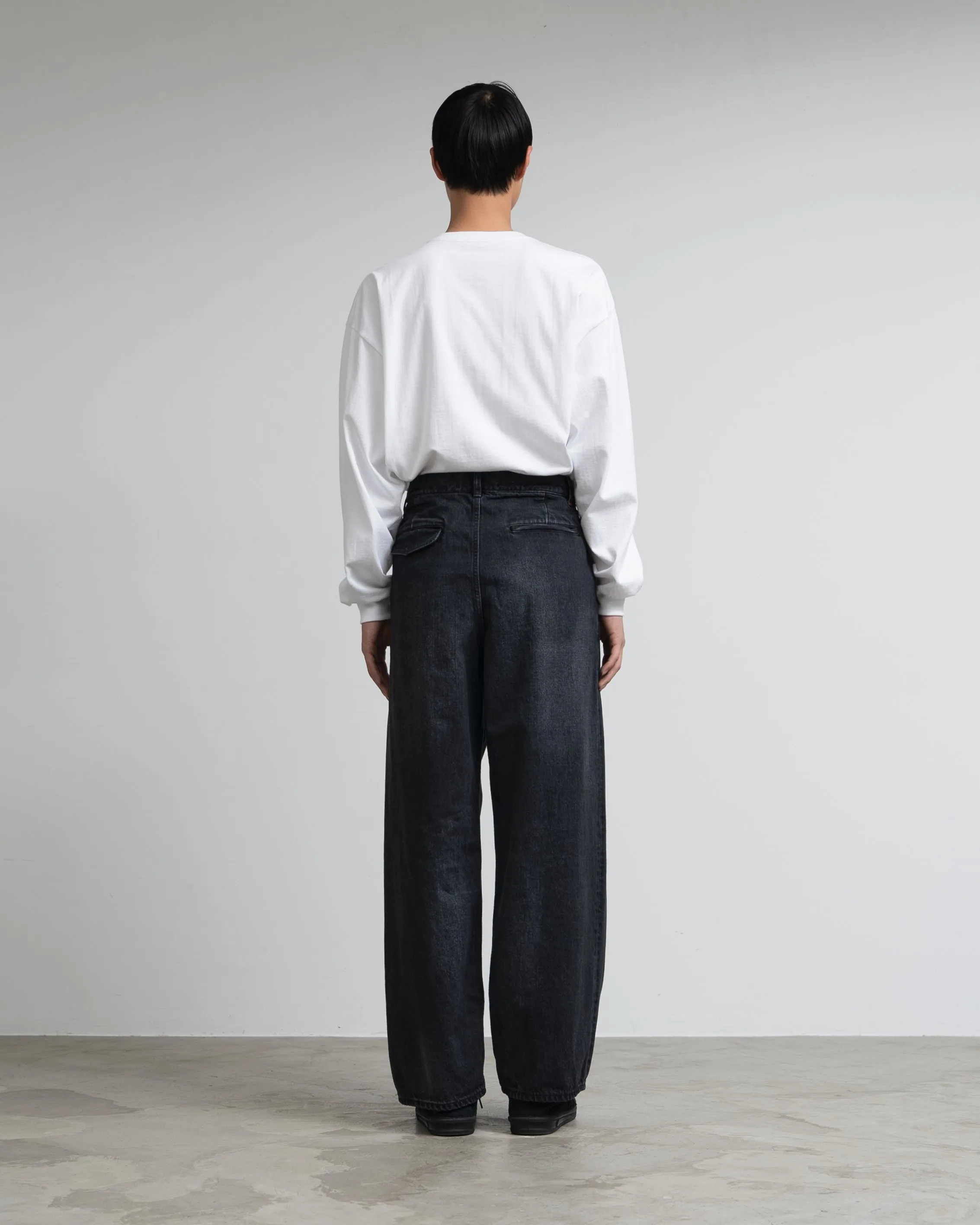 Selvage Denim Two Tuck Pants -DARK FADE- sold by Graphpaper product image thumbnail 5