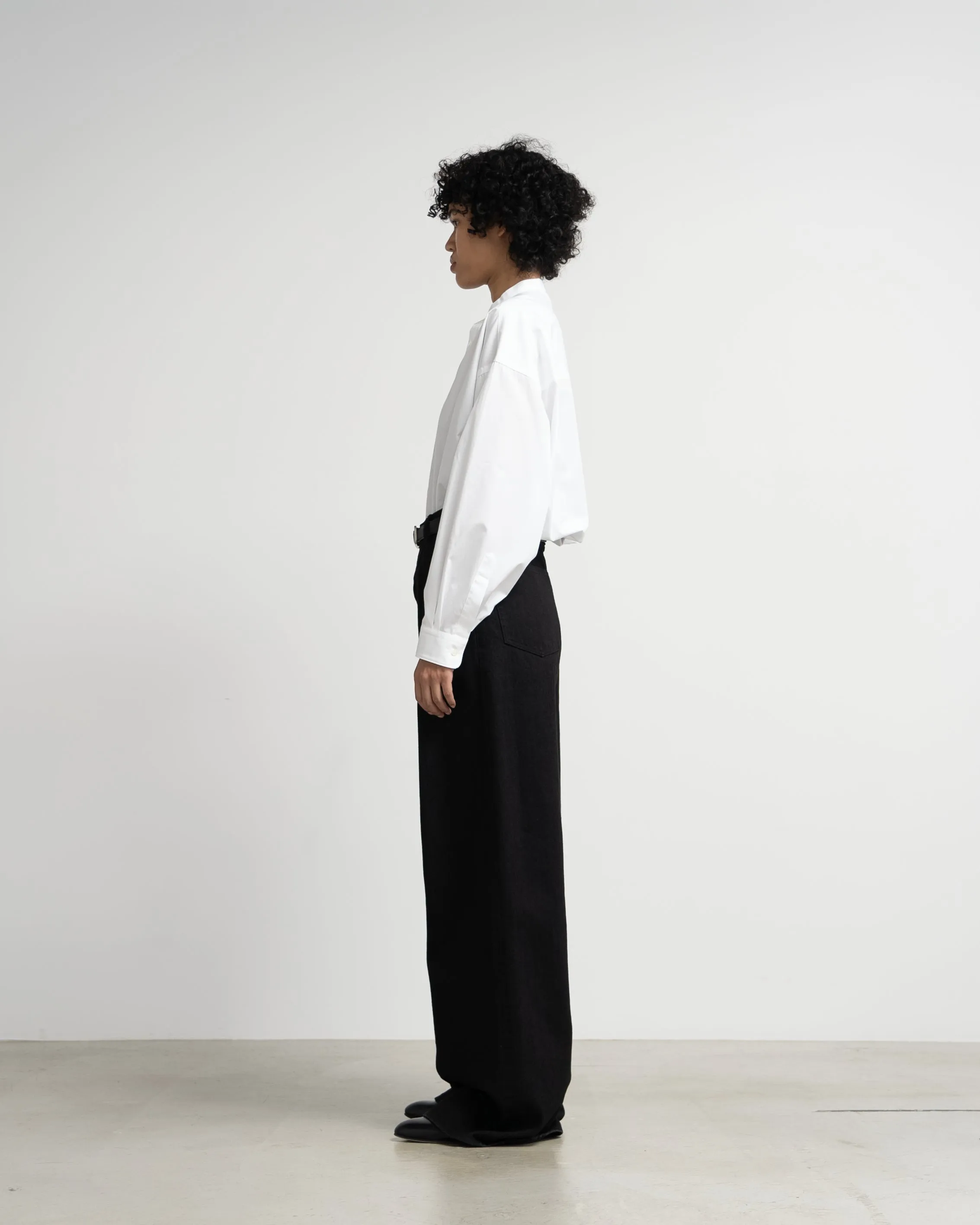 Selvage Denim Two Tuck Wide Pants sold by Graphpaper product image thumbnail 4