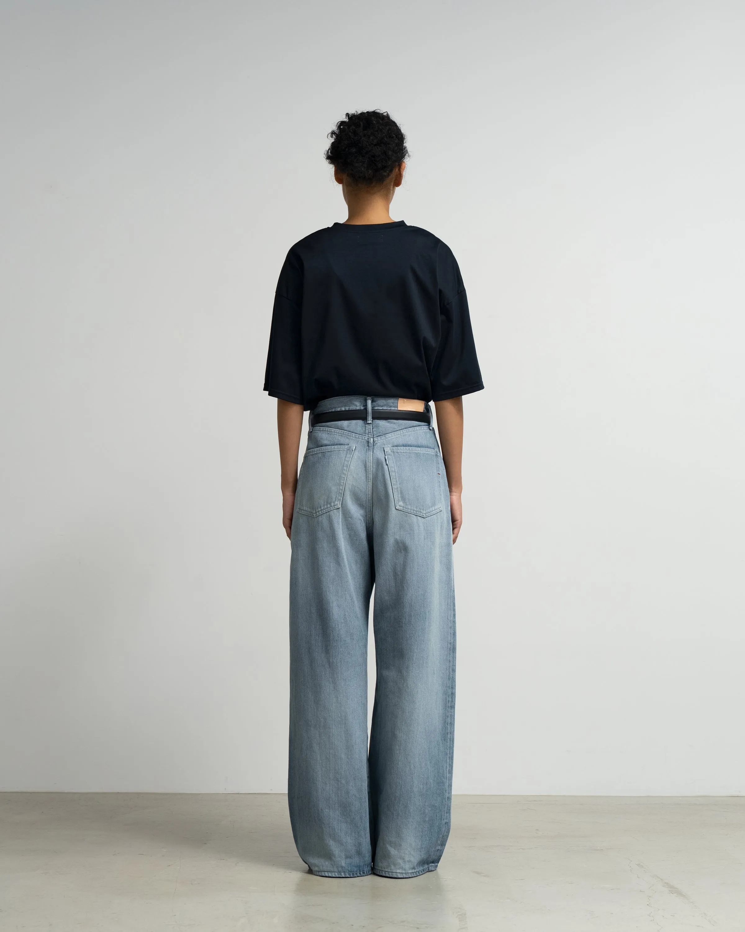 Selvage Denim Two Tuck Wide Pants-LIGHT FADE- sold by Graphpaper product image thumbnail 5