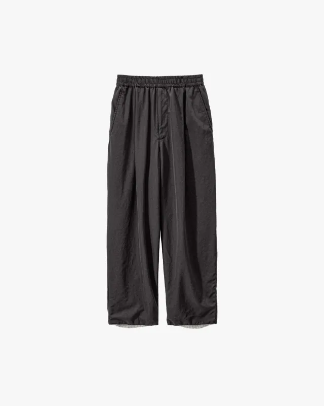 Fulled Wool Twill Wide Easy Pants made by Graphpaper