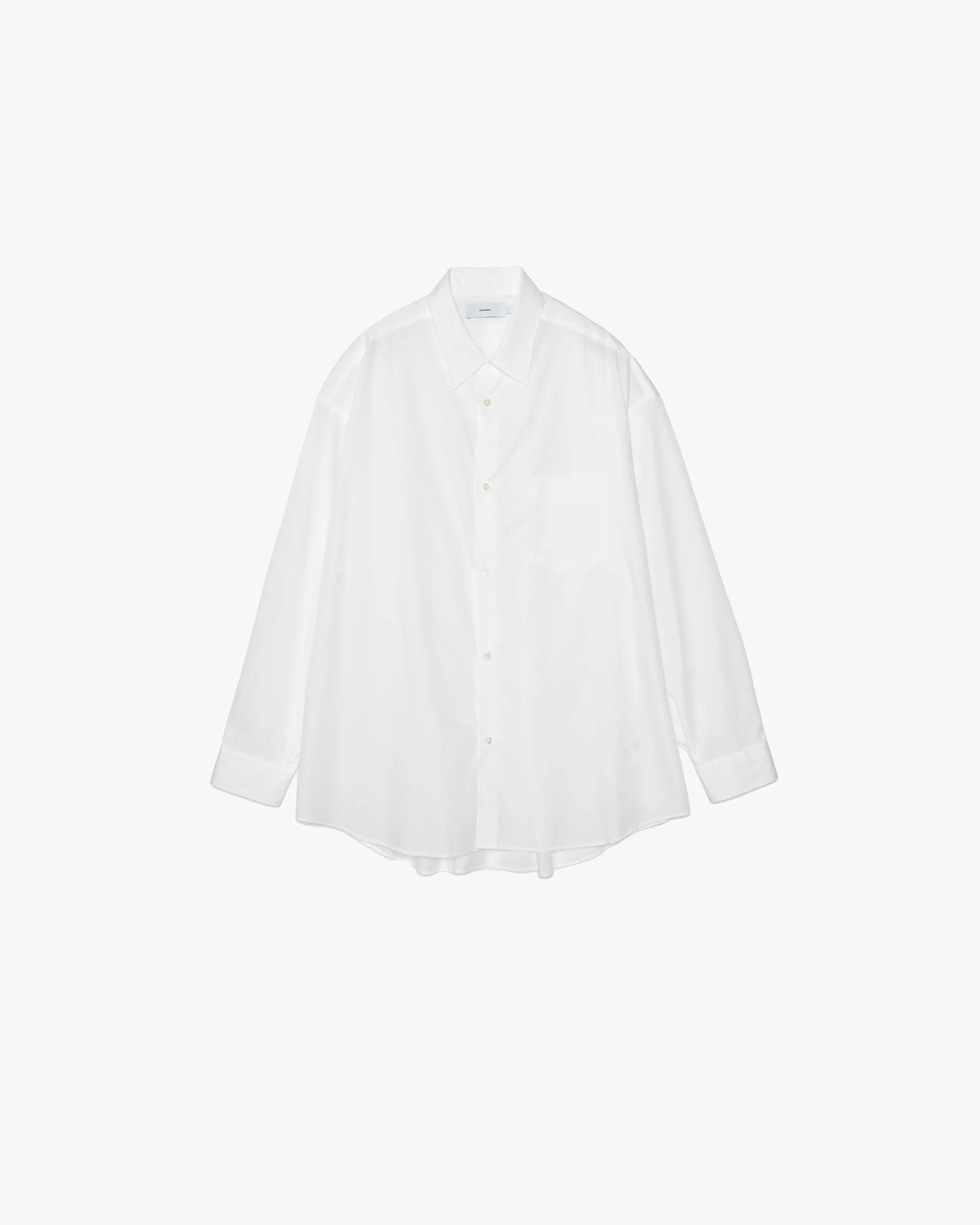 Broad L/S Oversized Regular Collar Shirt sold by Graphpaper product image thumbnail 5