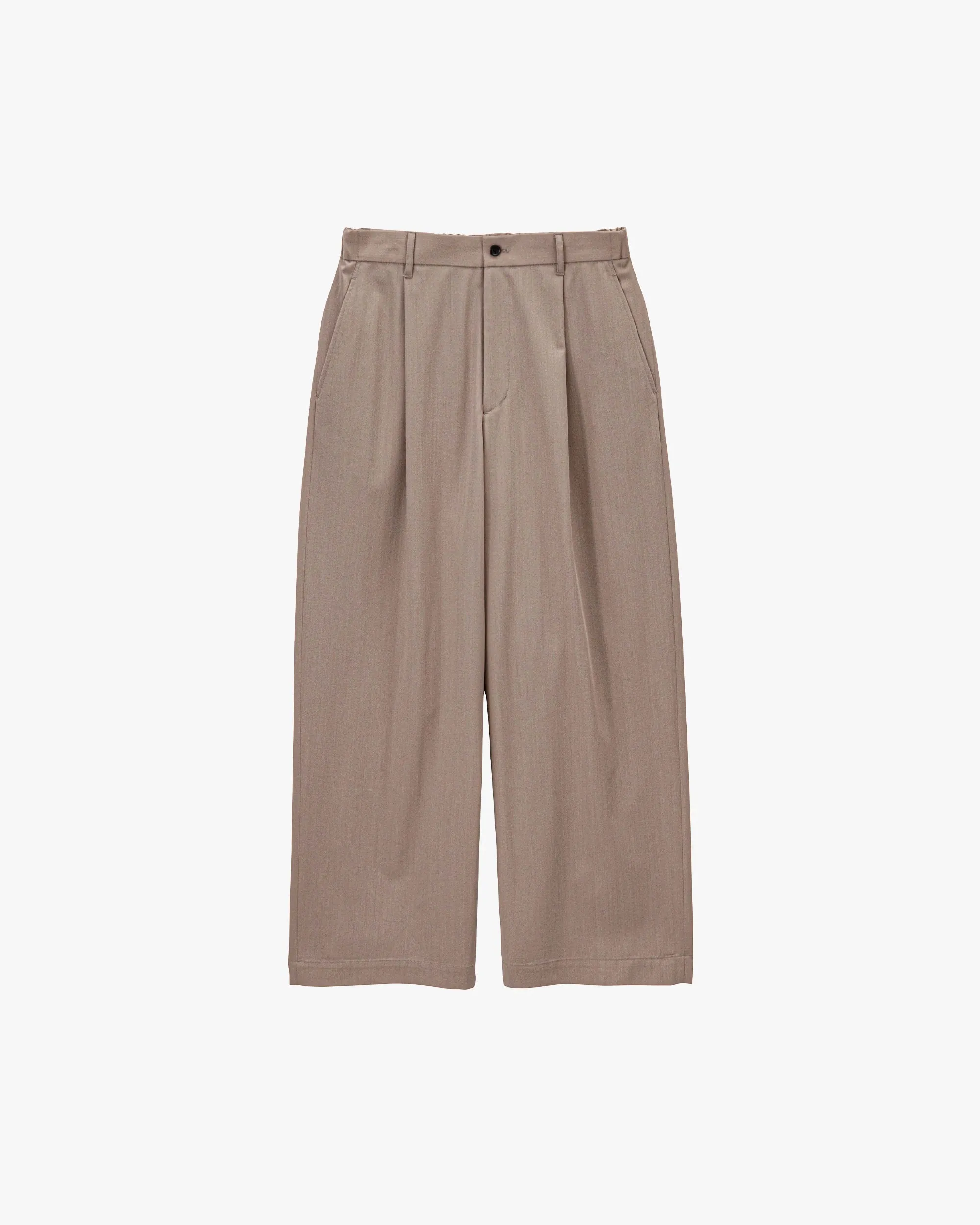 Techno Wool Twill Wide Tapered Trousers sold by Graphpaper product image thumbnail 2