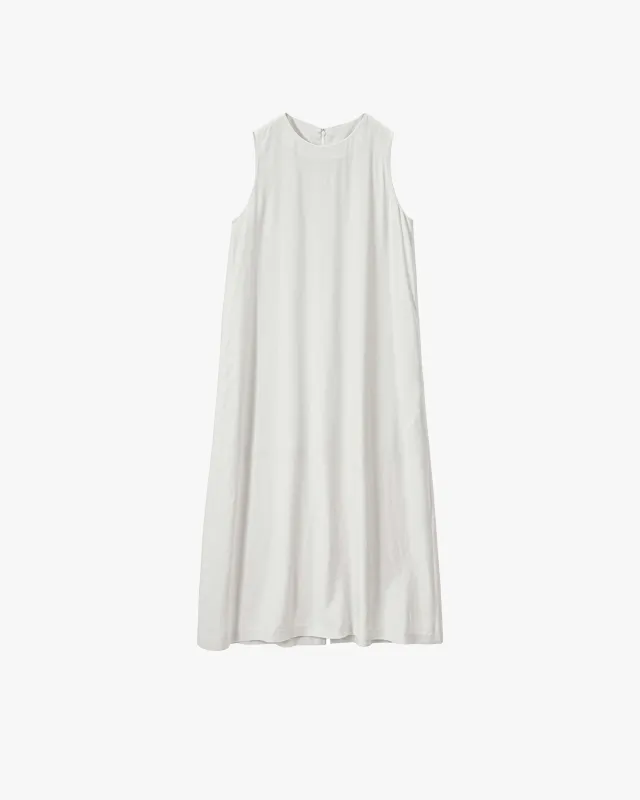 Viscose Cupro Back Satin Sleeveless Dress made by Graphpaper
