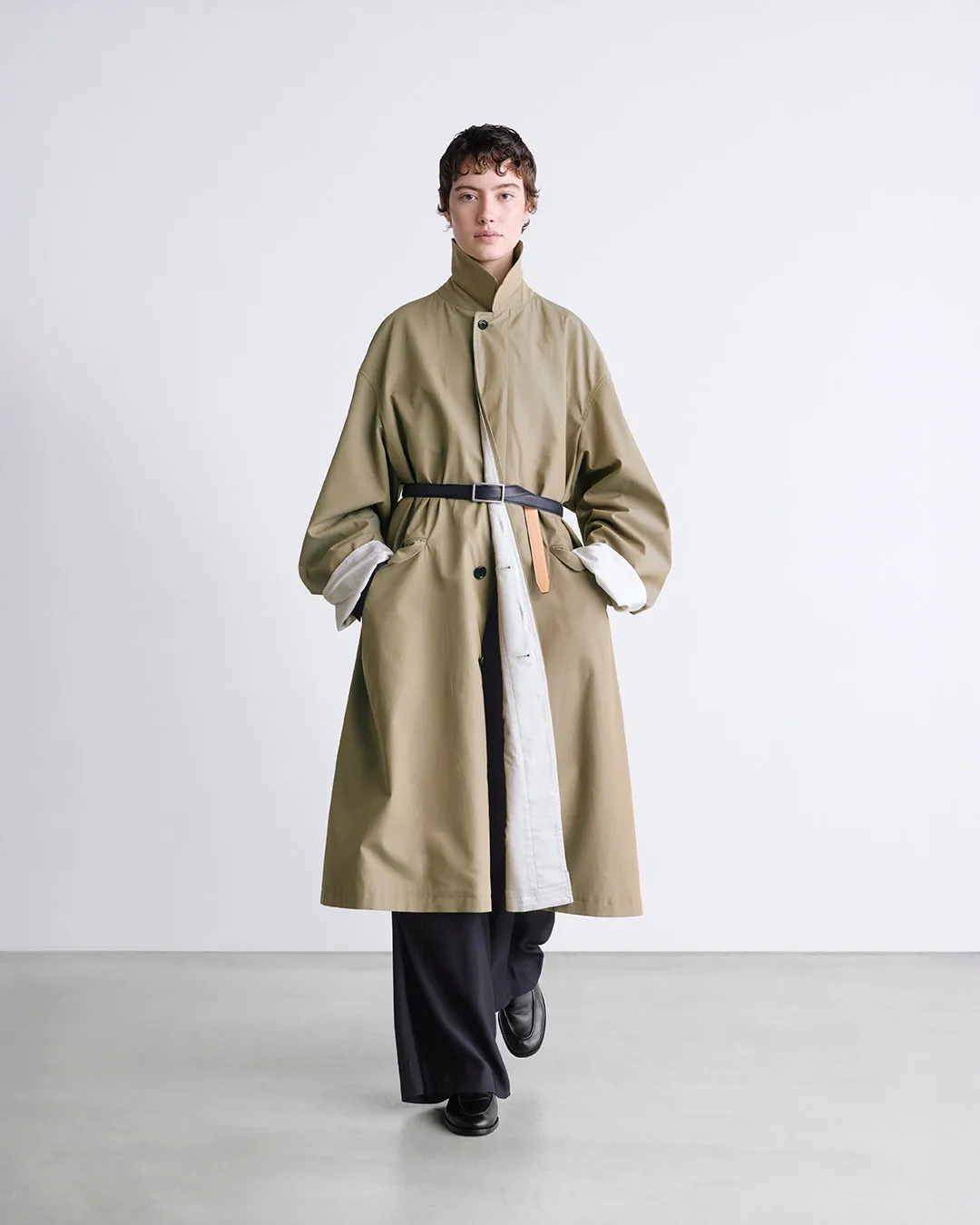 Voile Gabardine Railway Coat sold by Graphpaper product image thumbnail 4