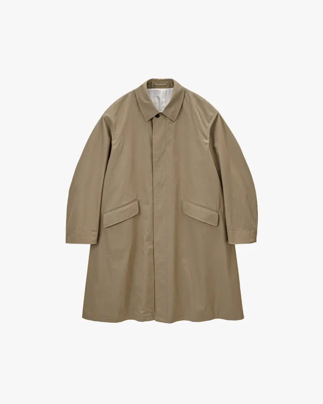 Voile Gabardine Railway Coat made by Graphpaper