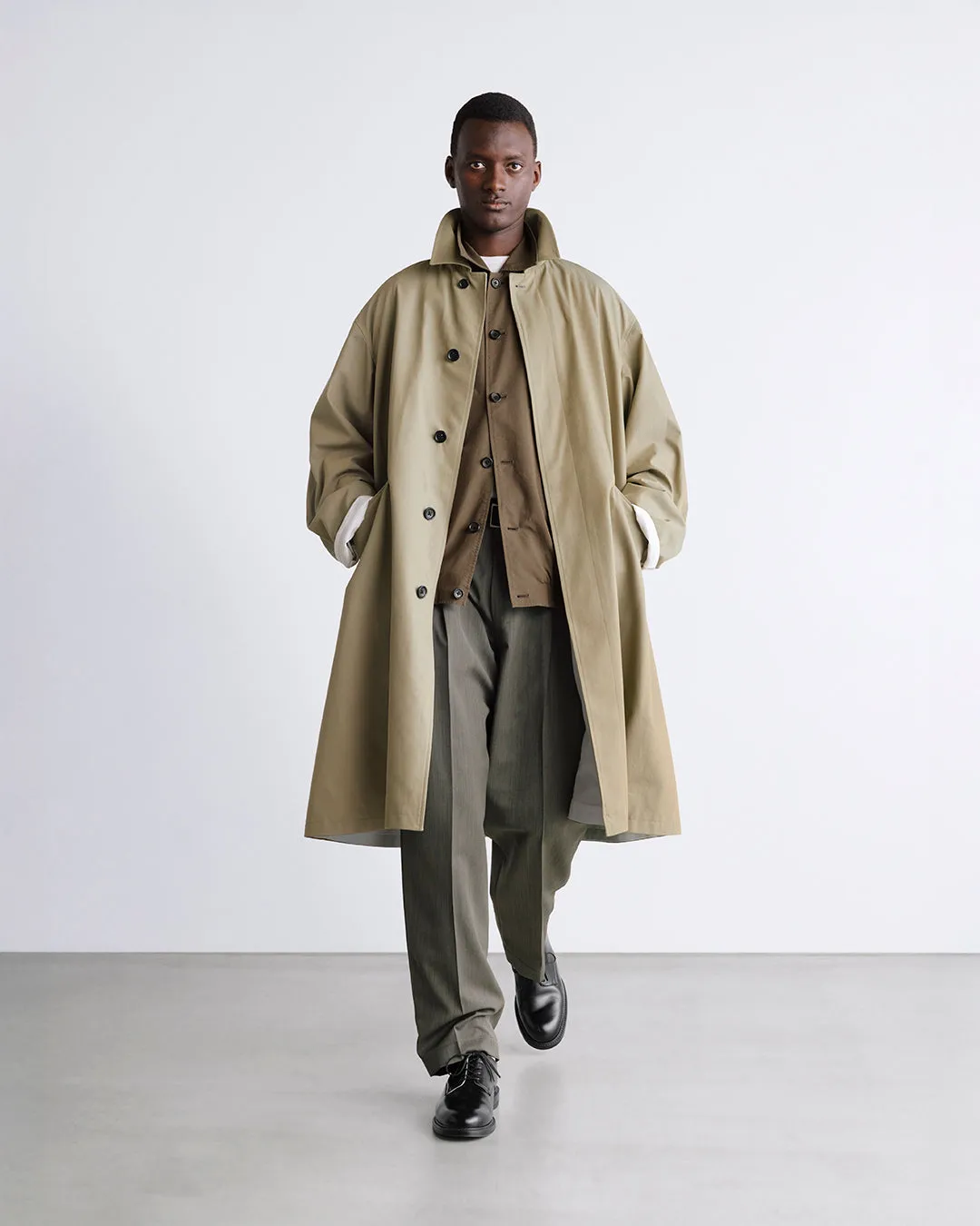 Voile Gabardine Railway Coat sold by Graphpaper product image thumbnail 5