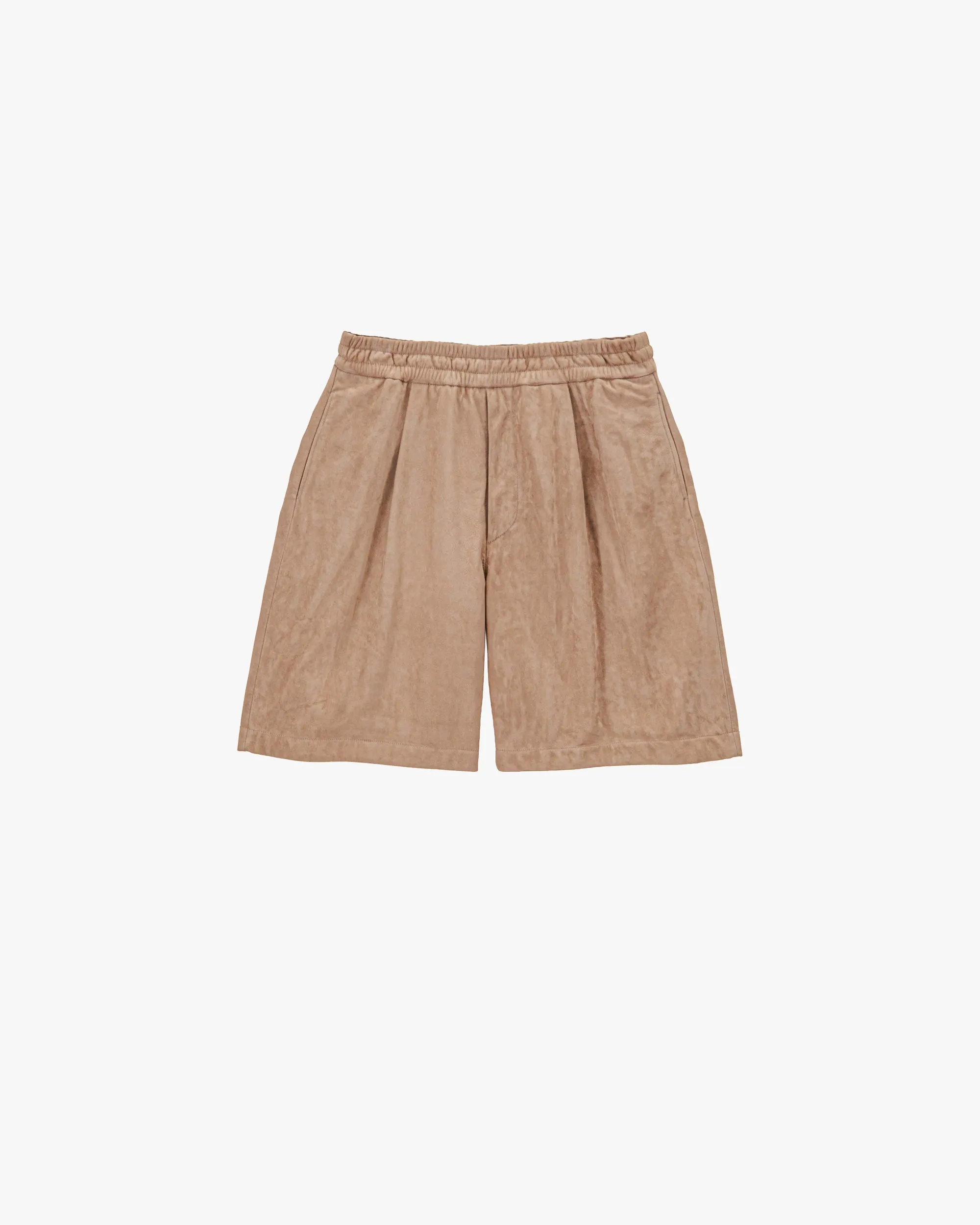 Cow Nubuck Leather Wide Shorts sold by Graphpaper product image thumbnail 2