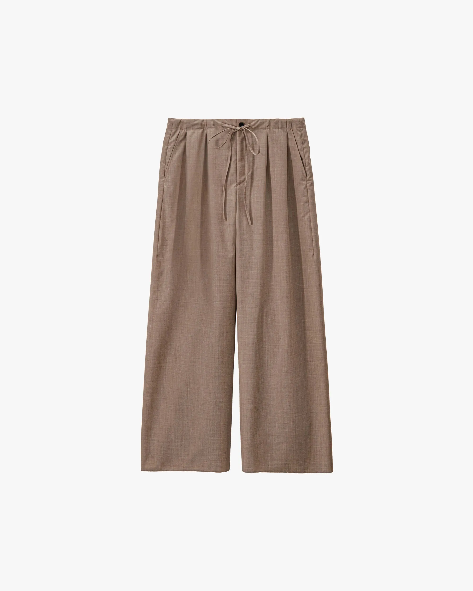 Fine Heather Wool Drawstring Wide Pants sold by Graphpaper product image thumbnail 2