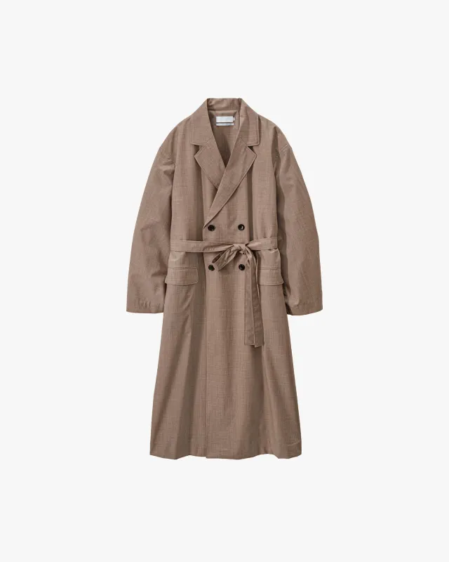 Fine Wool Heather Oversized Coat made by Graphpaper