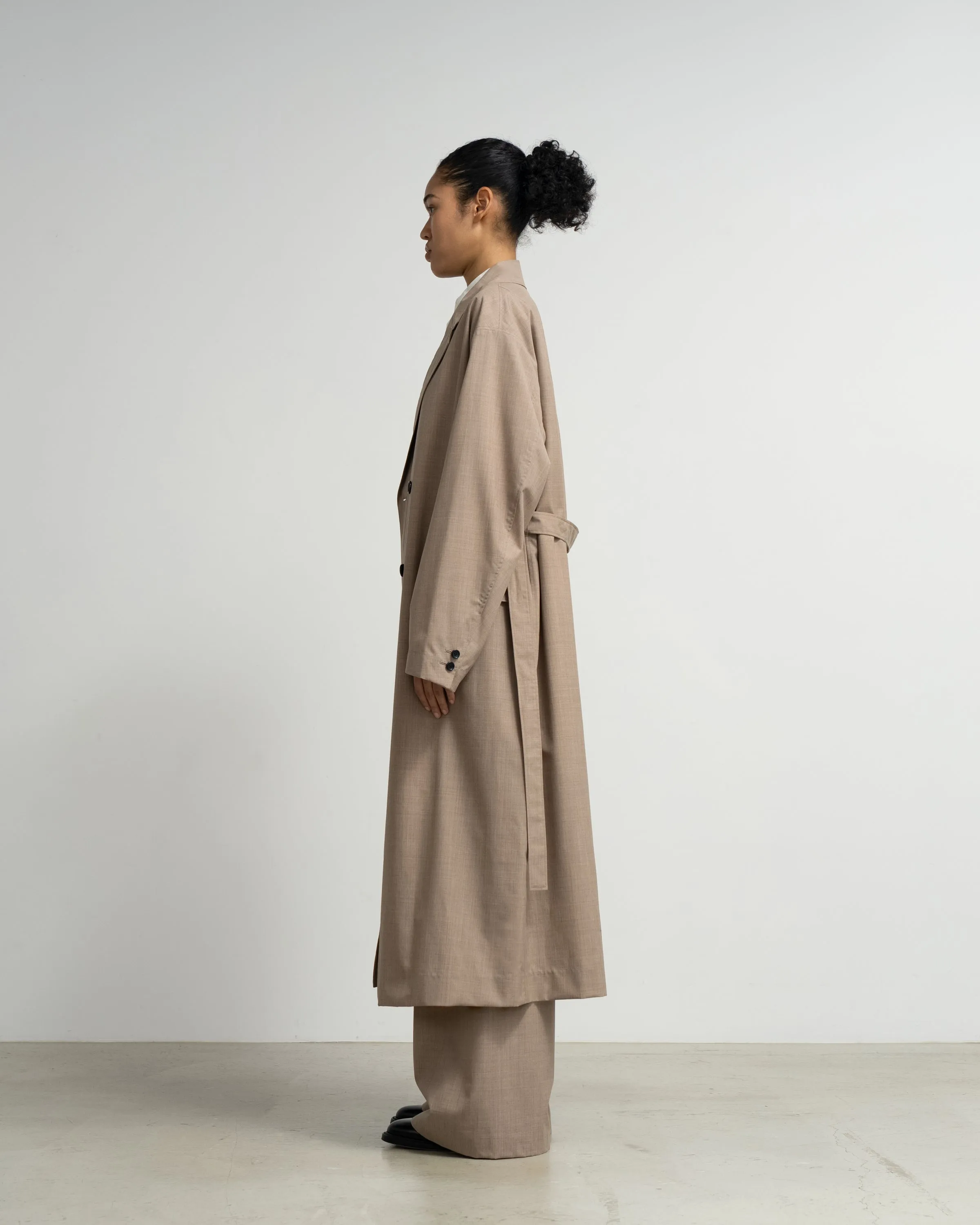 Fine Wool Heather Oversized Coat sold by Graphpaper product image thumbnail 4