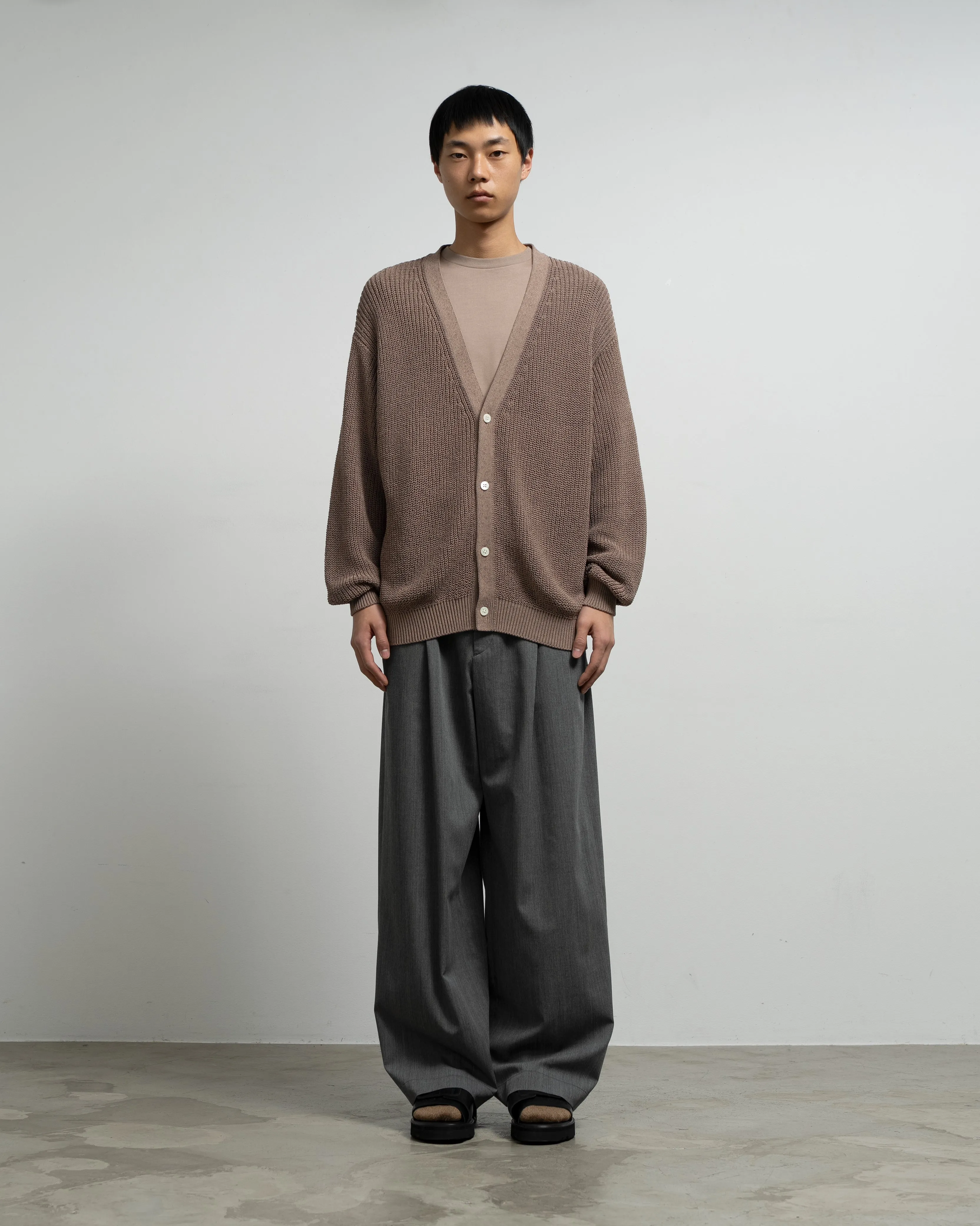 Coiled Wool Nylon Cardigan sold by Graphpaper product image thumbnail 4