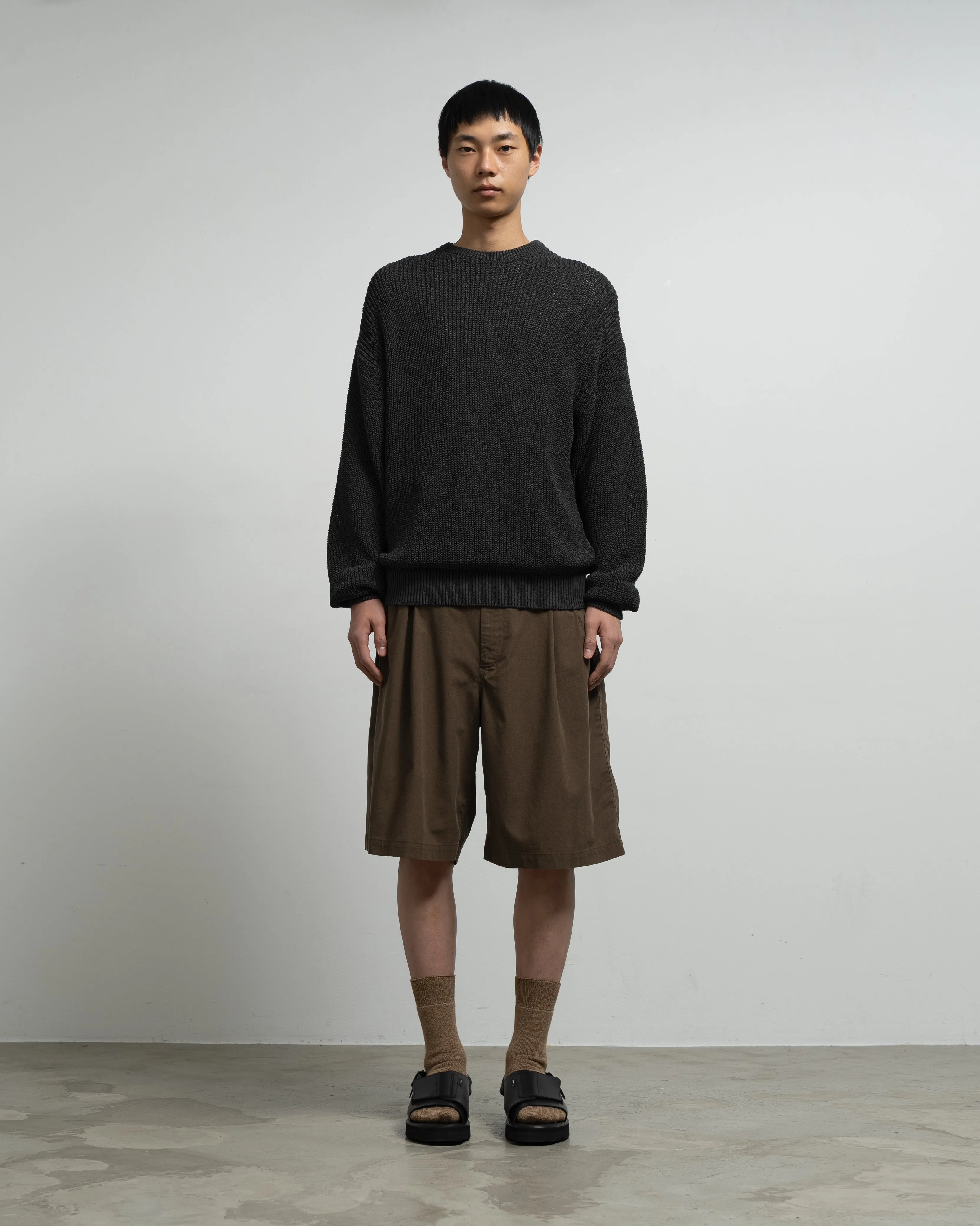 Coiled Wool Nylon Crew Neck Knit sold by Graphpaper product image thumbnail 4