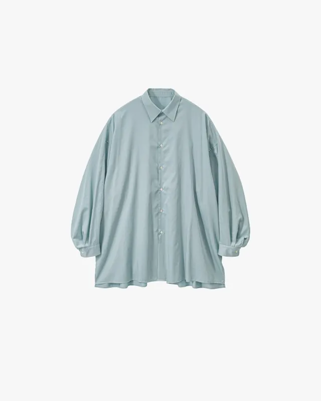 Silicon Poplin Deep Slit Regular Collar Shirt made by Graphpaper