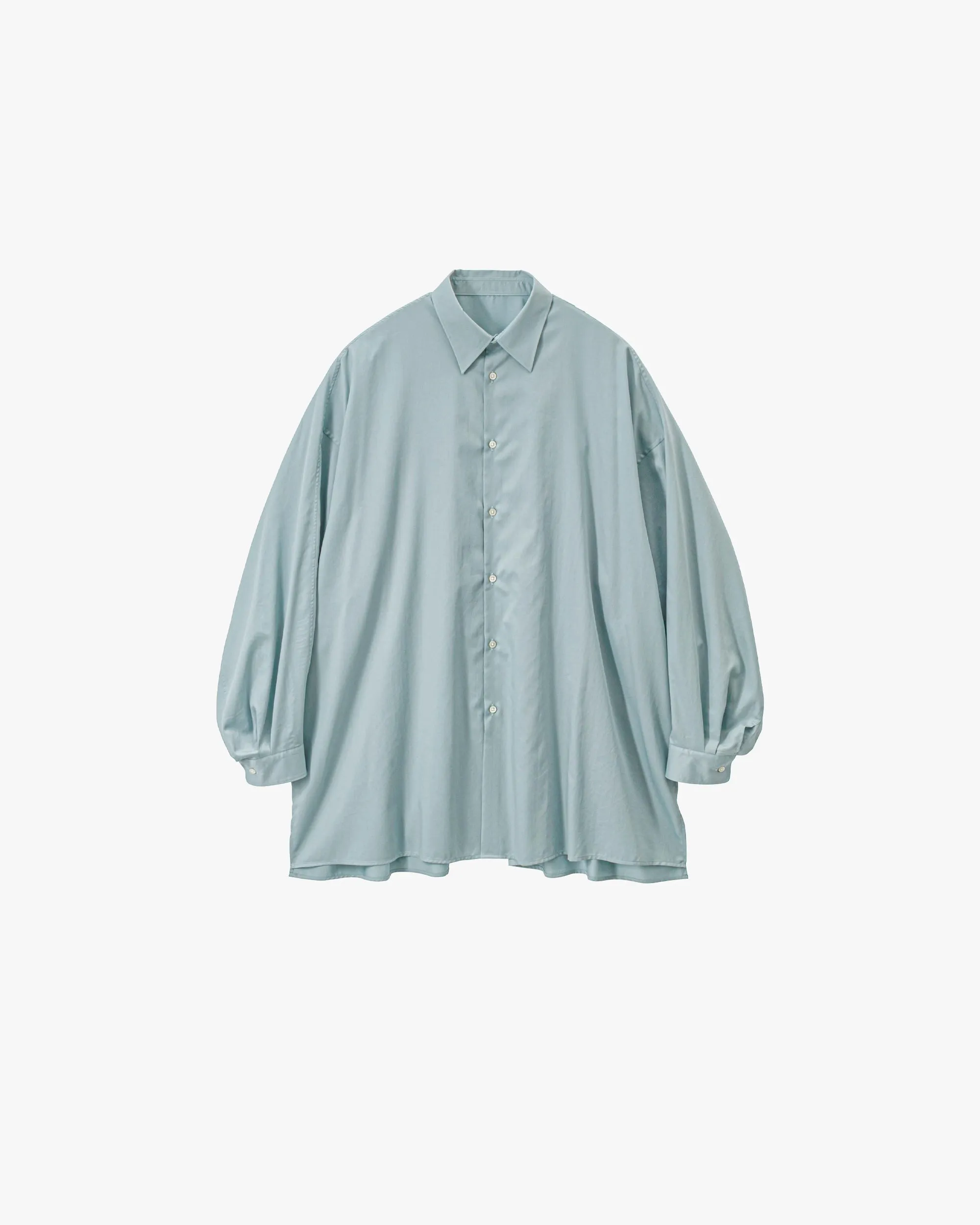 Silicon Poplin Deep Slit Regular Collar Shirt sold by Graphpaper