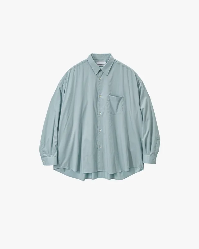 Silicon Poplin Oversized Regular Collar Shirt made by Graphpaper