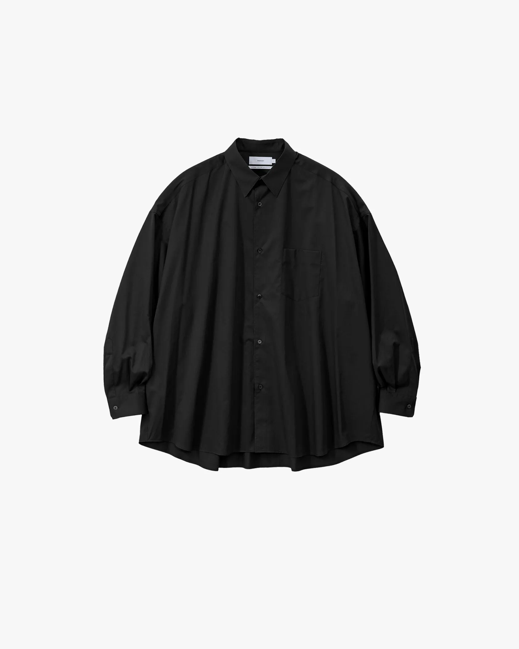 Silicon Poplin Oversized Regular Collar Shirt sold by Graphpaper product image thumbnail 4