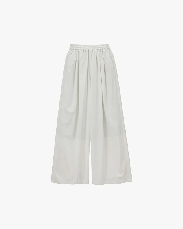 Silicon Poplin Two Tuck Easy Wide Pants made by Graphpaper