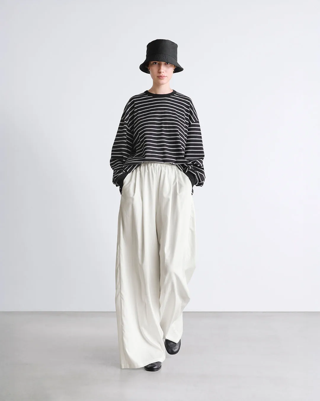 Tri Spun Border Long Sleeve Tee sold by Graphpaper product image thumbnail 4