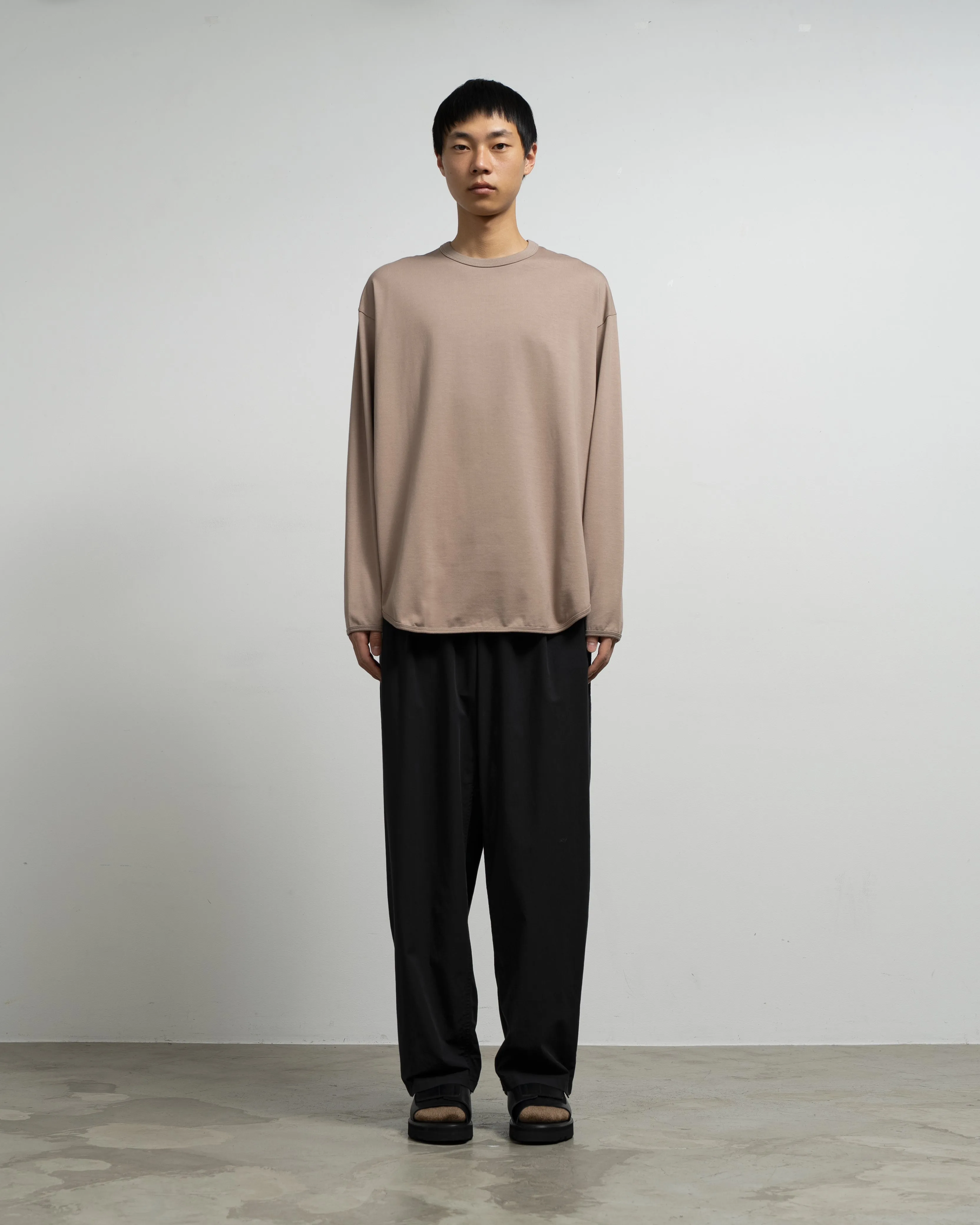 Tri Spun Cotton Crew Neck Binder L/S Tee sold by Graphpaper product image thumbnail 5