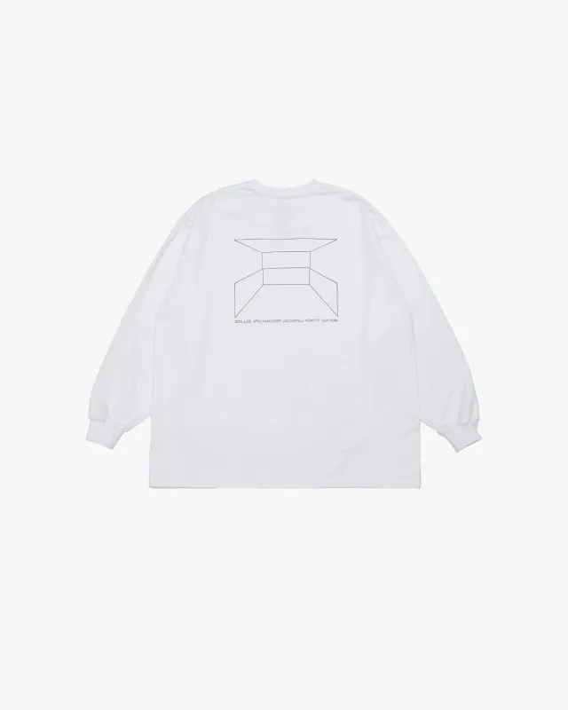 Donald Judd with Graphpaper L/S Crew Neck Tee made by Graphpaper