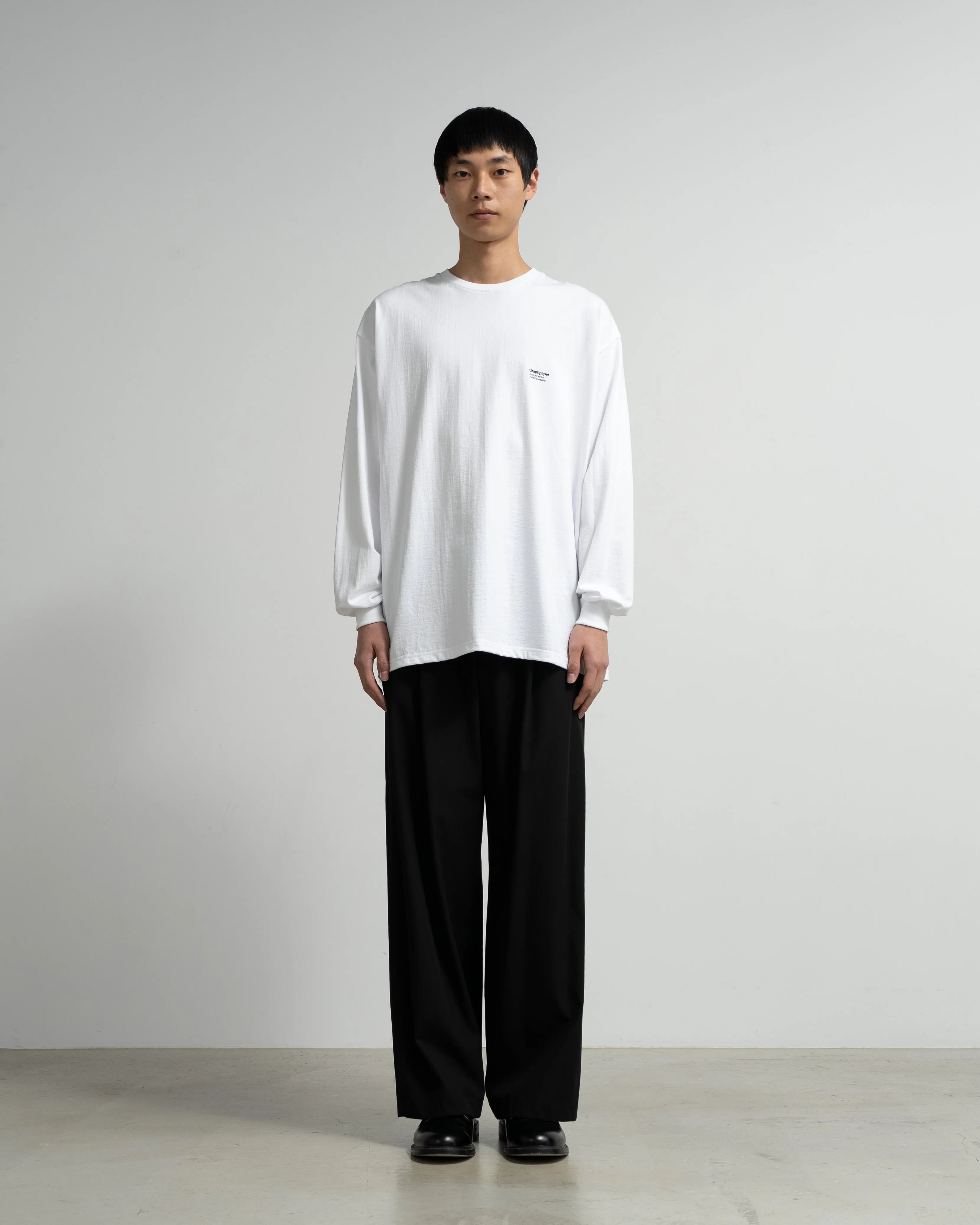 Donald Judd with Graphpaper L/S Crew Neck Tee sold by Graphpaper product image thumbnail 5