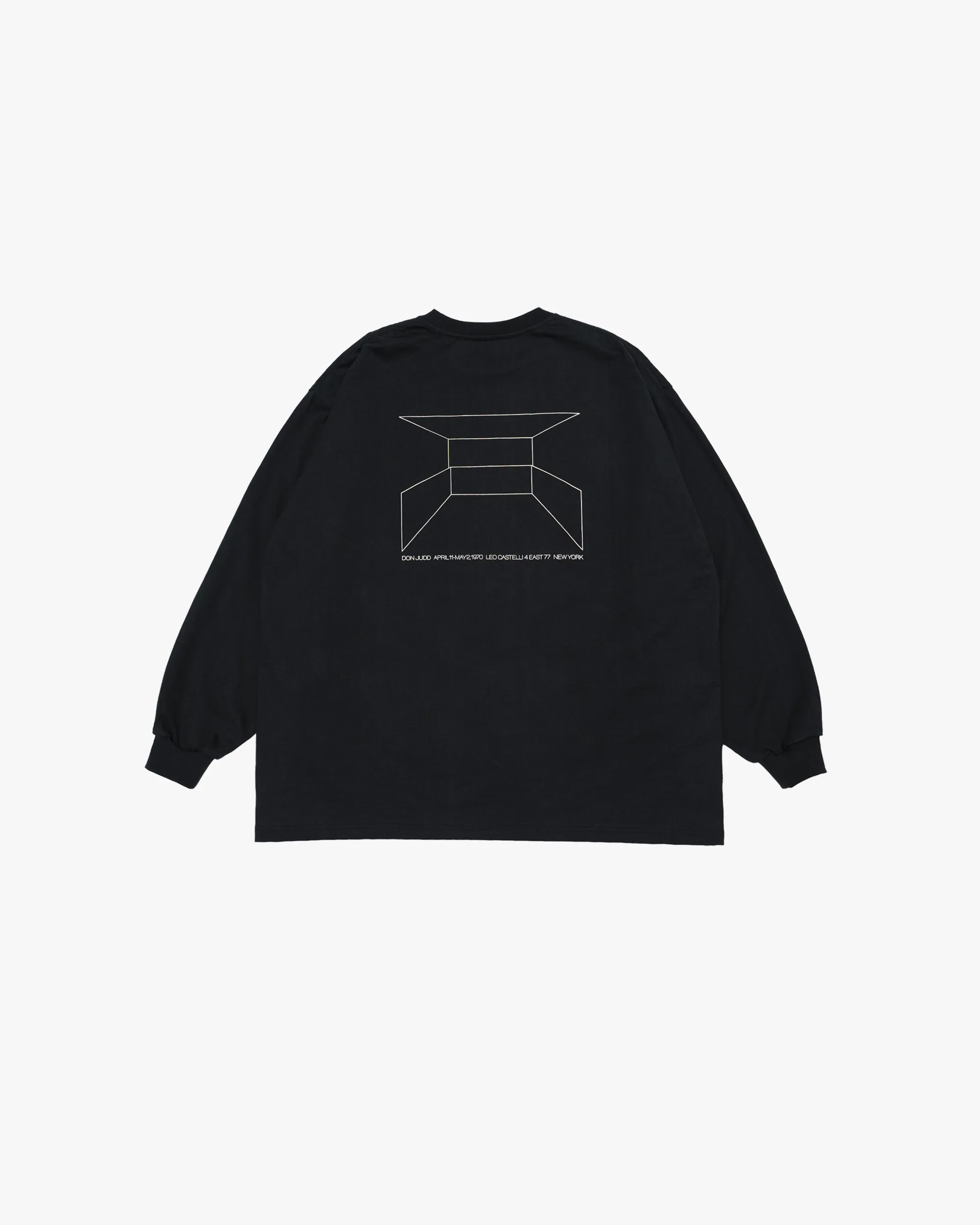 Donald Judd with Graphpaper L/S Crew Neck Tee sold by Graphpaper product image thumbnail 3