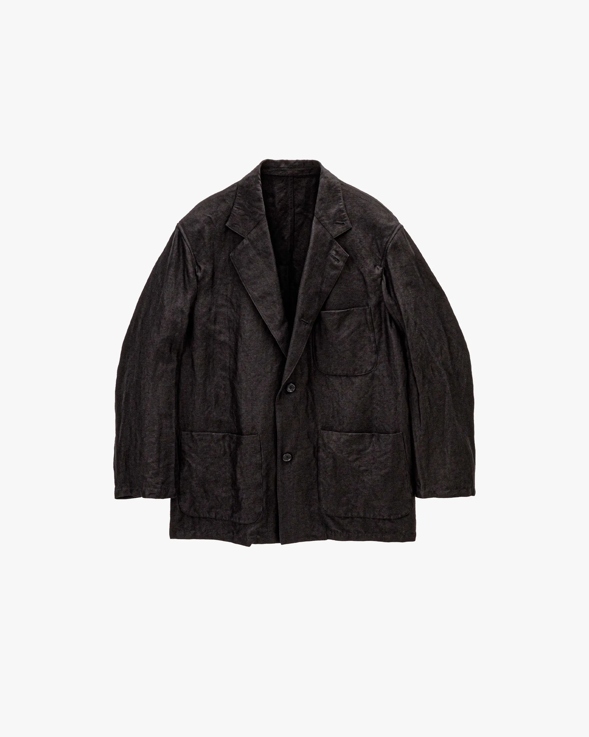 Linen Cupro Back Satin Work Jacket sold by Graphpaper