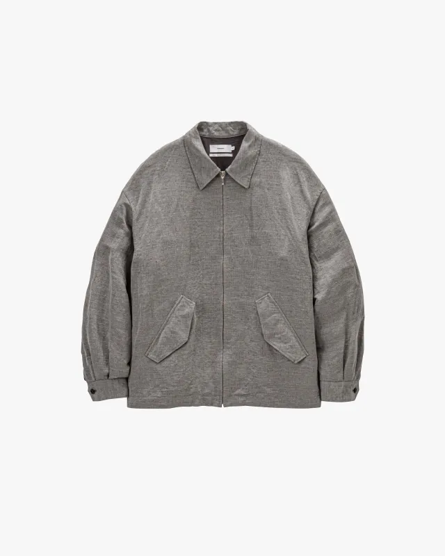 Linen Cupro Hopsack Harrington Jacket made by Graphpaper