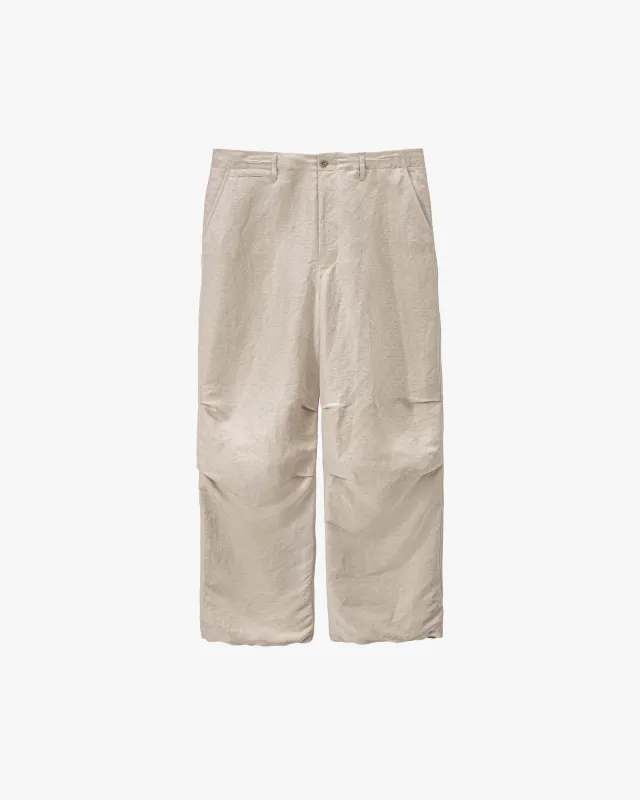 Linen Cupro Hopsack Military Pants made by Graphpaper