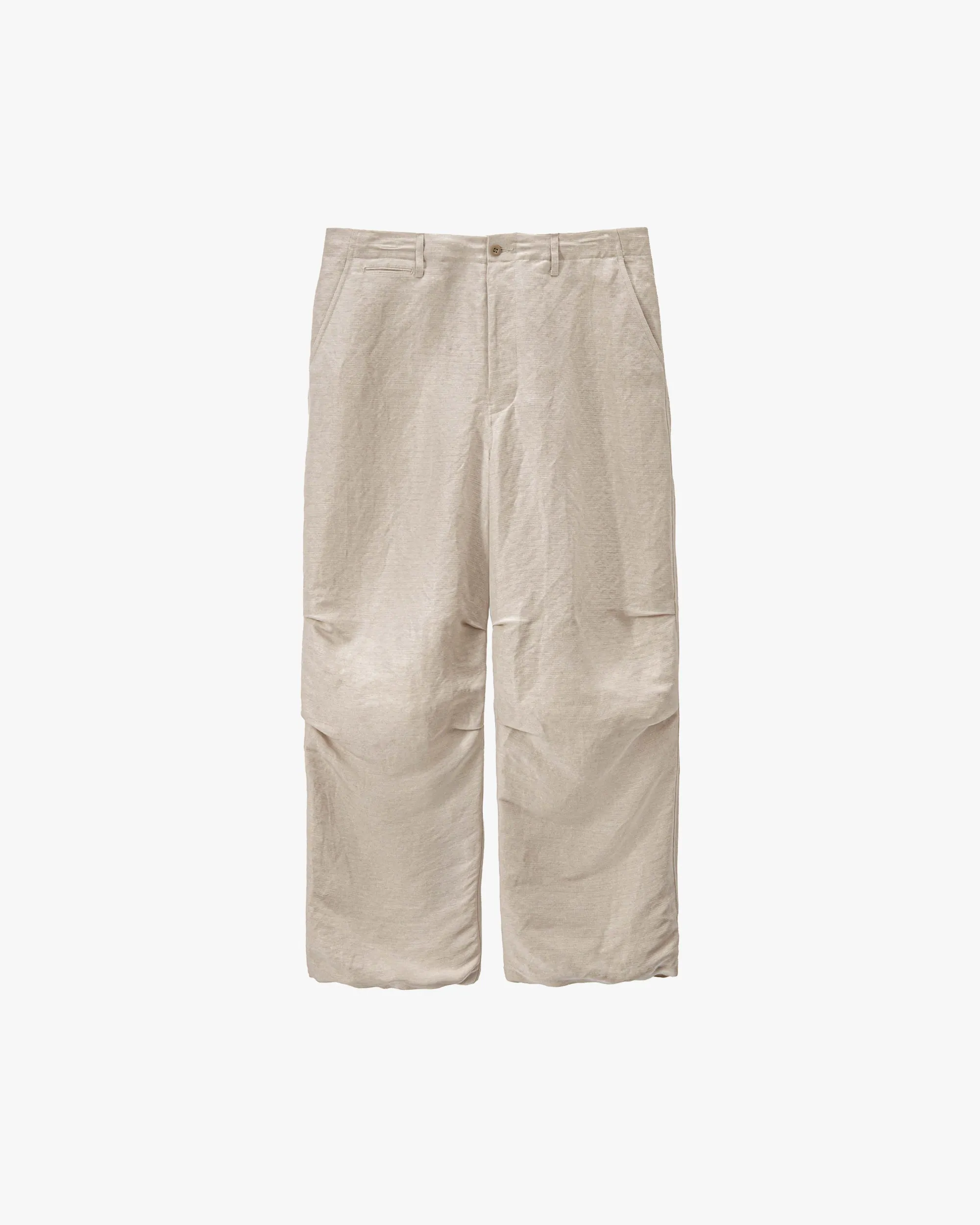Linen Cupro Hopsack Military Pants sold by Graphpaper