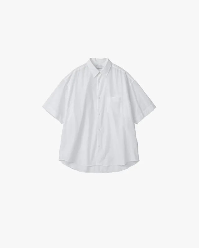 Broad S/S Oversized Regular Collar Shirt made by Graphpaper