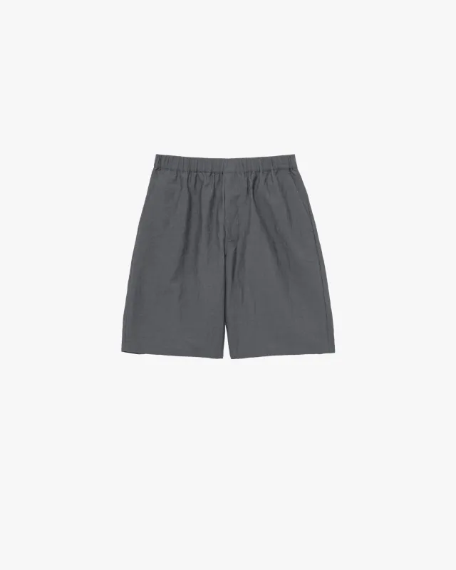 Cotton Linen Seersucker Track Shorts made by Graphpaper