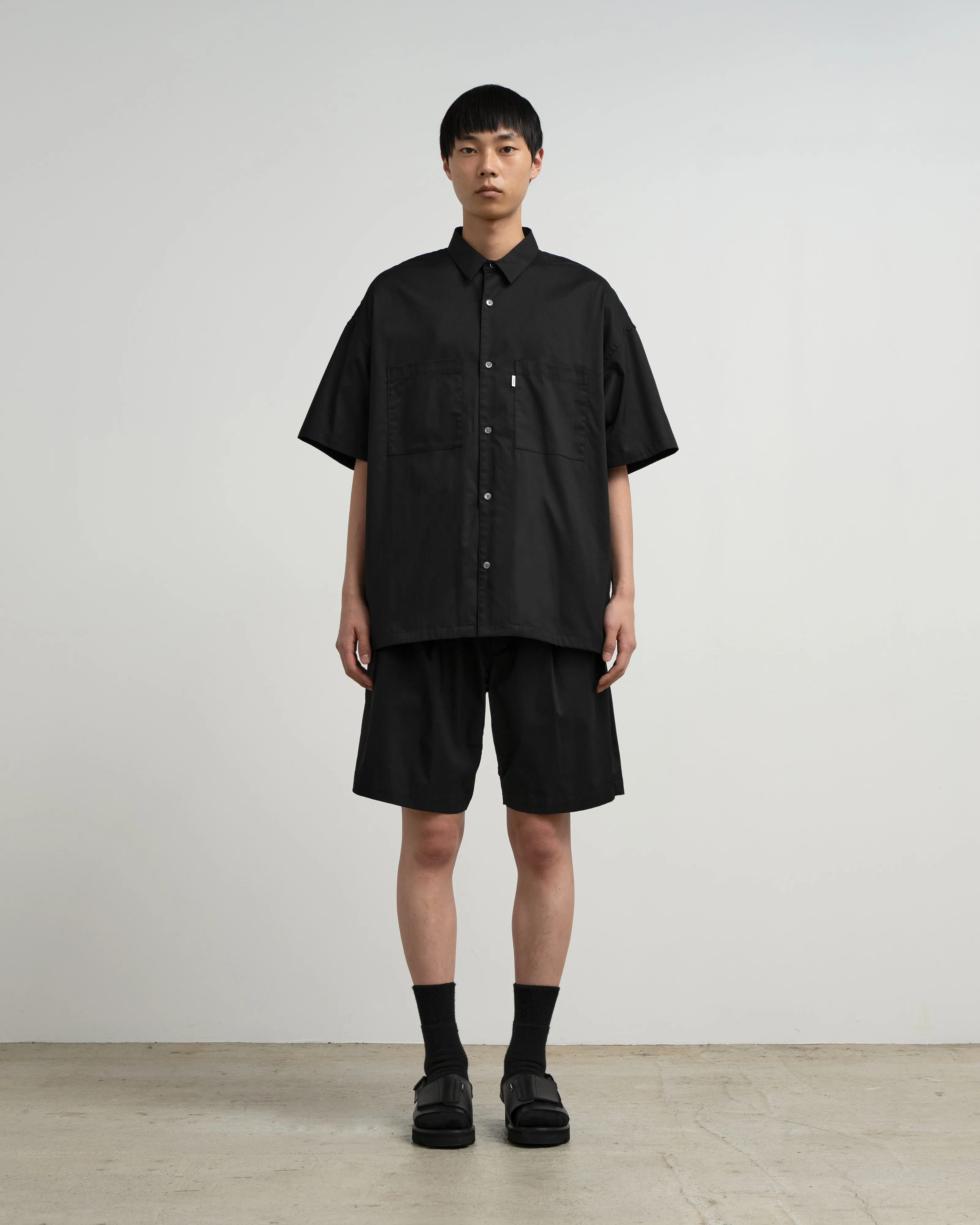 Solotex Twill S/S Oversized Box Shirt sold by Graphpaper product image thumbnail 4